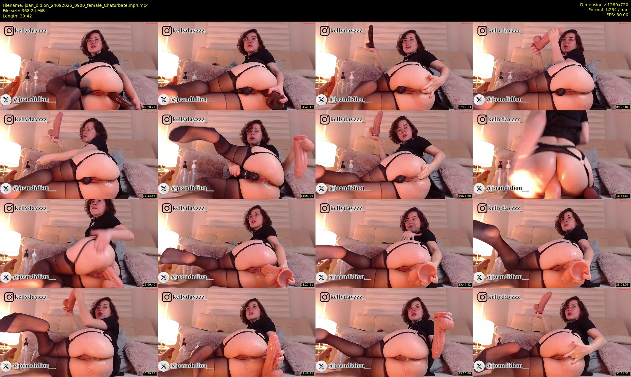 joan_didion — 40 minute Chaturbate female cam show recording, 720p, Sep 24, 2025