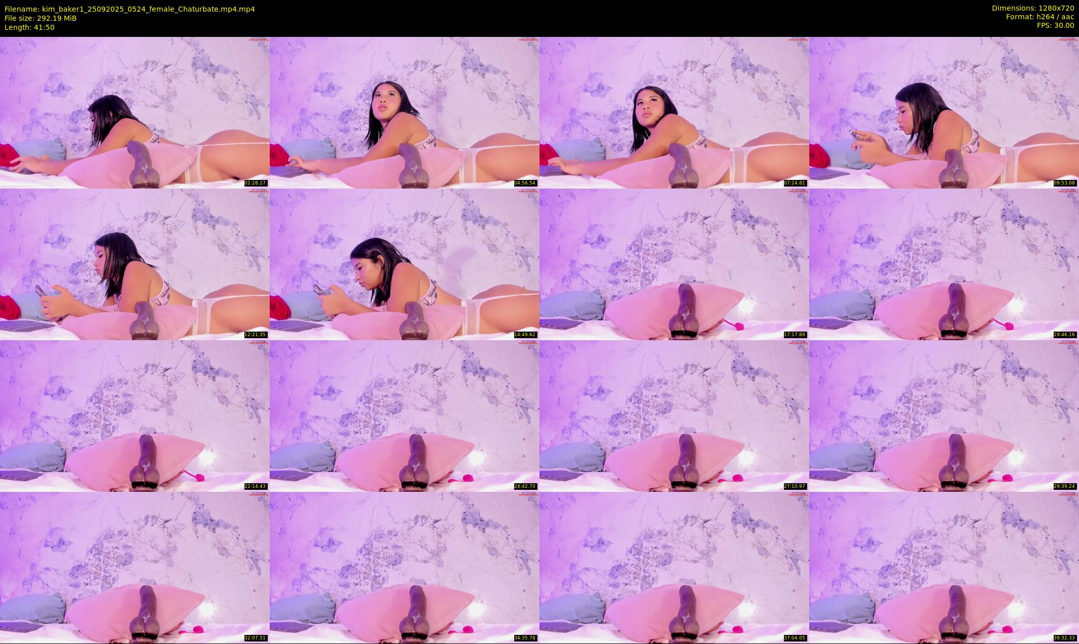 kim_baker1 — 42 minute Chaturbate female cam show recording, 720p, Sep 25, 2025
