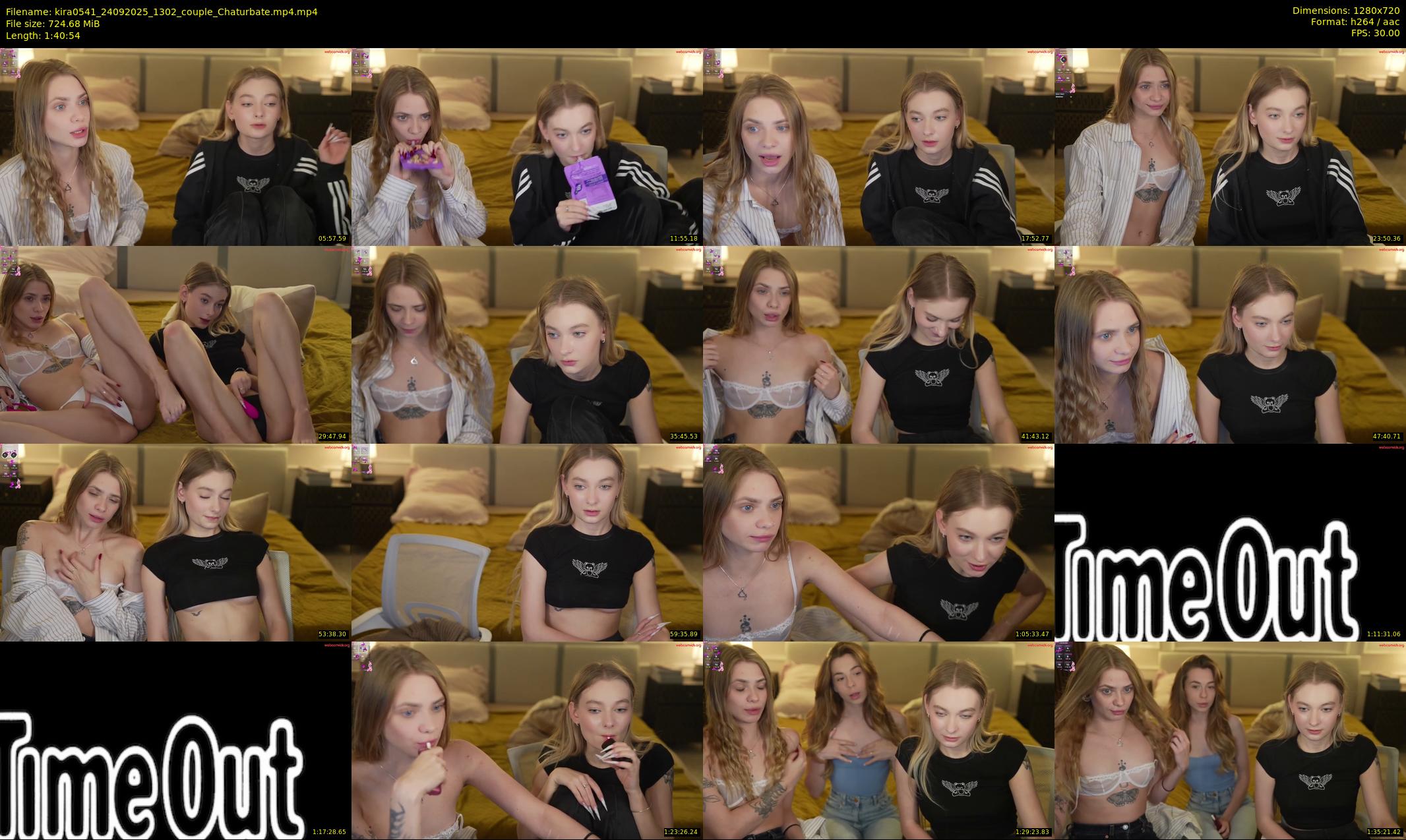 kira0541 — 101 minute Chaturbate couple cam show recording, 720p, Sep 24, 2025