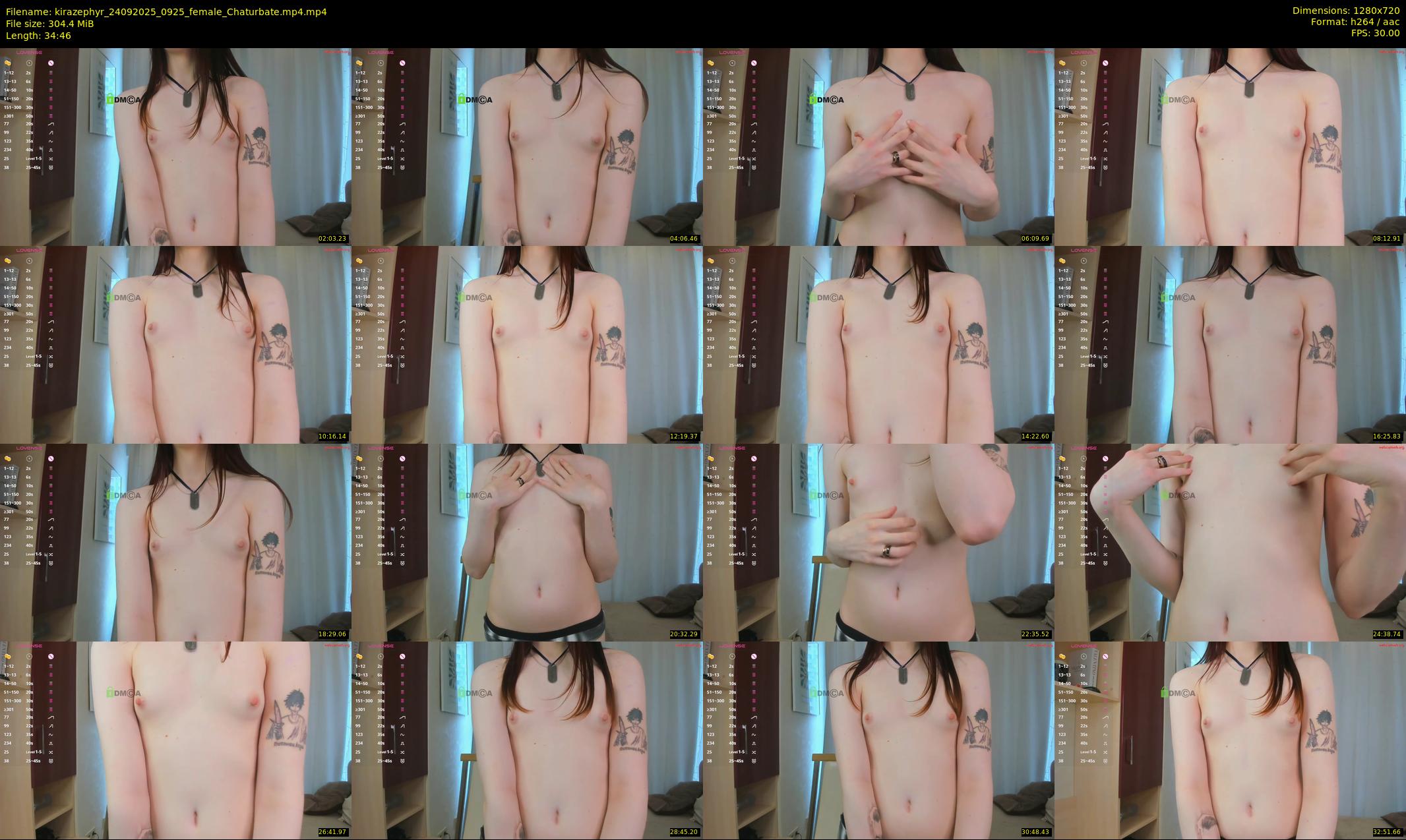 kirazephyr — 35 minute Chaturbate female cam show recording, 720p, Sep 24, 2025