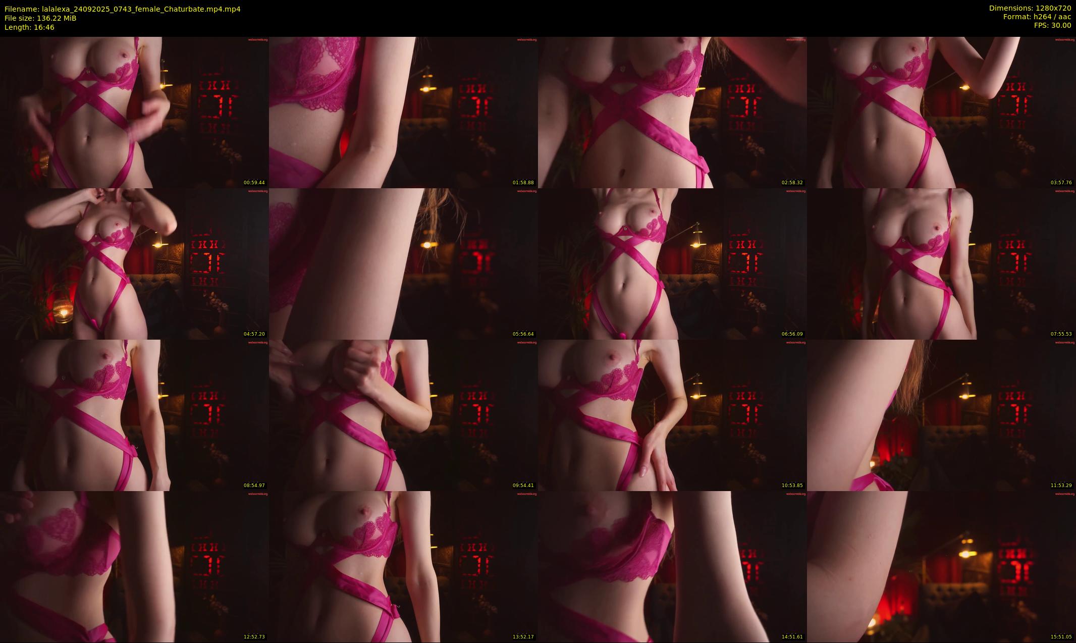 lalalexa — 17 minute Chaturbate female cam show recording, 720p, Sep 24, 2025