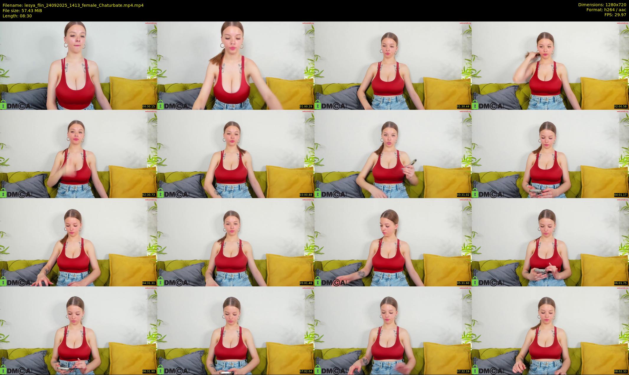 lesya_flin — 9 minute Chaturbate female cam show recording, 720p, Sep 24, 2025