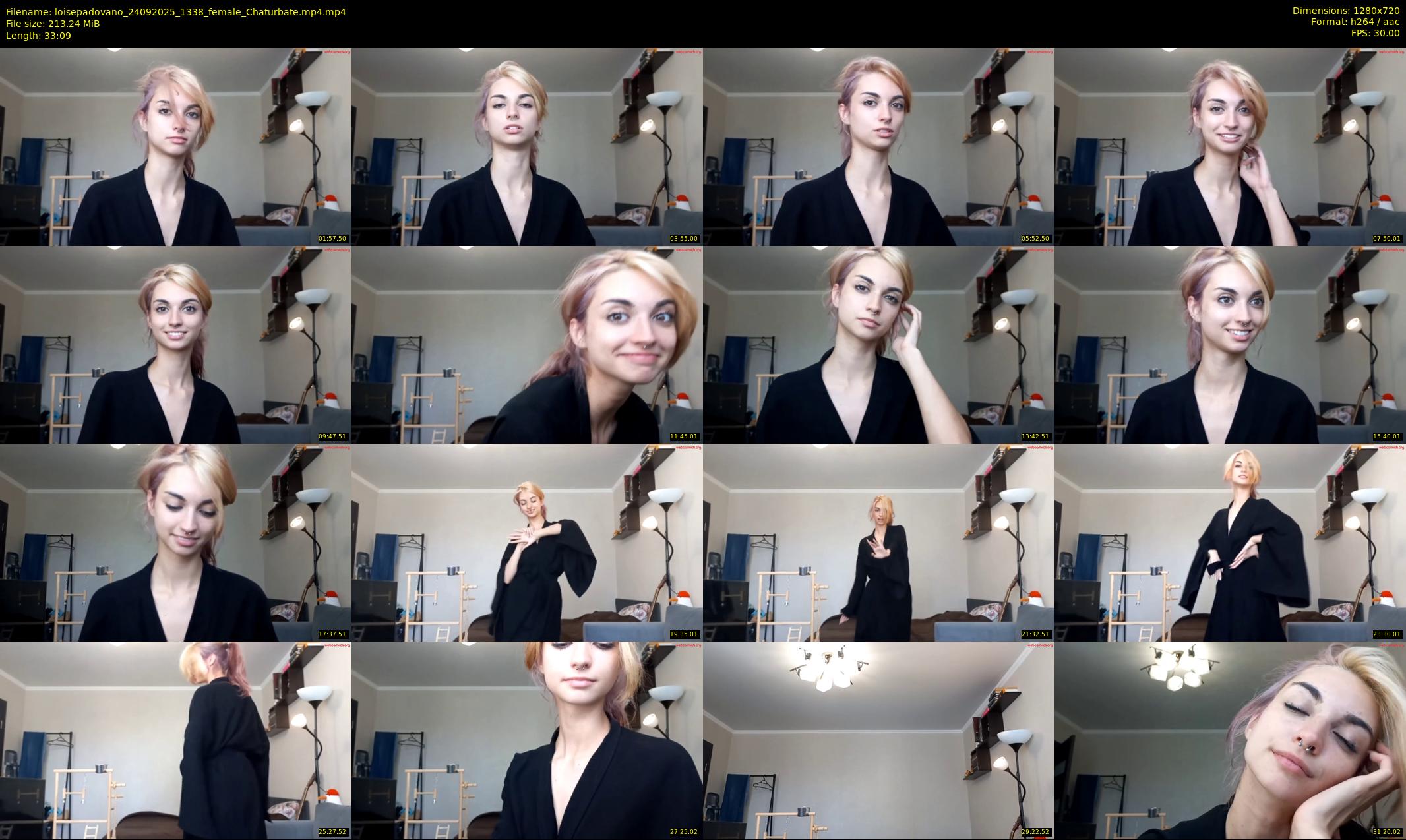 loisepadovano — 34 minute Chaturbate female cam show recording, 720p, Sep 24, 2025
