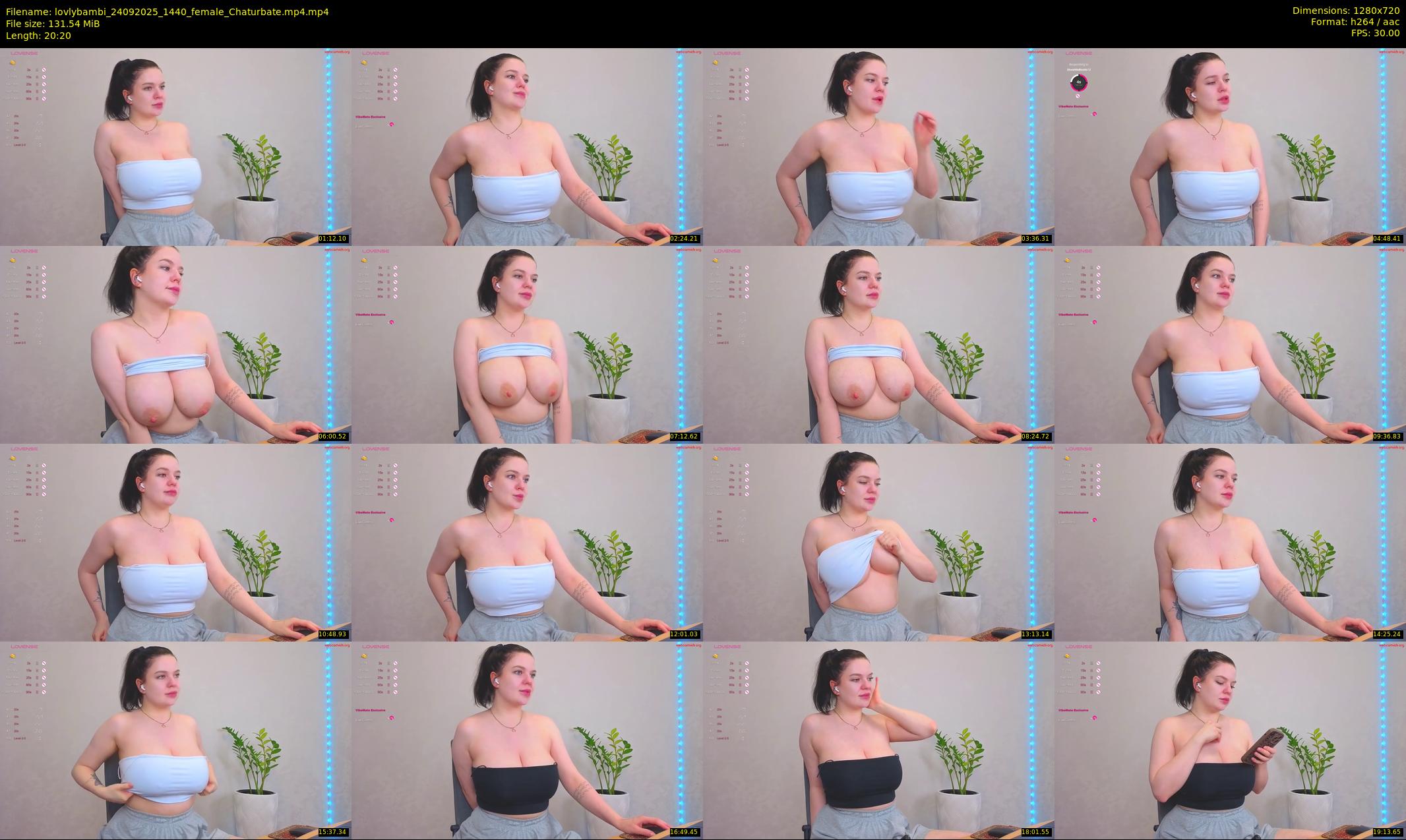lovlybambi — 21 minute Chaturbate female cam show recording, 720p, Sep 24, 2025