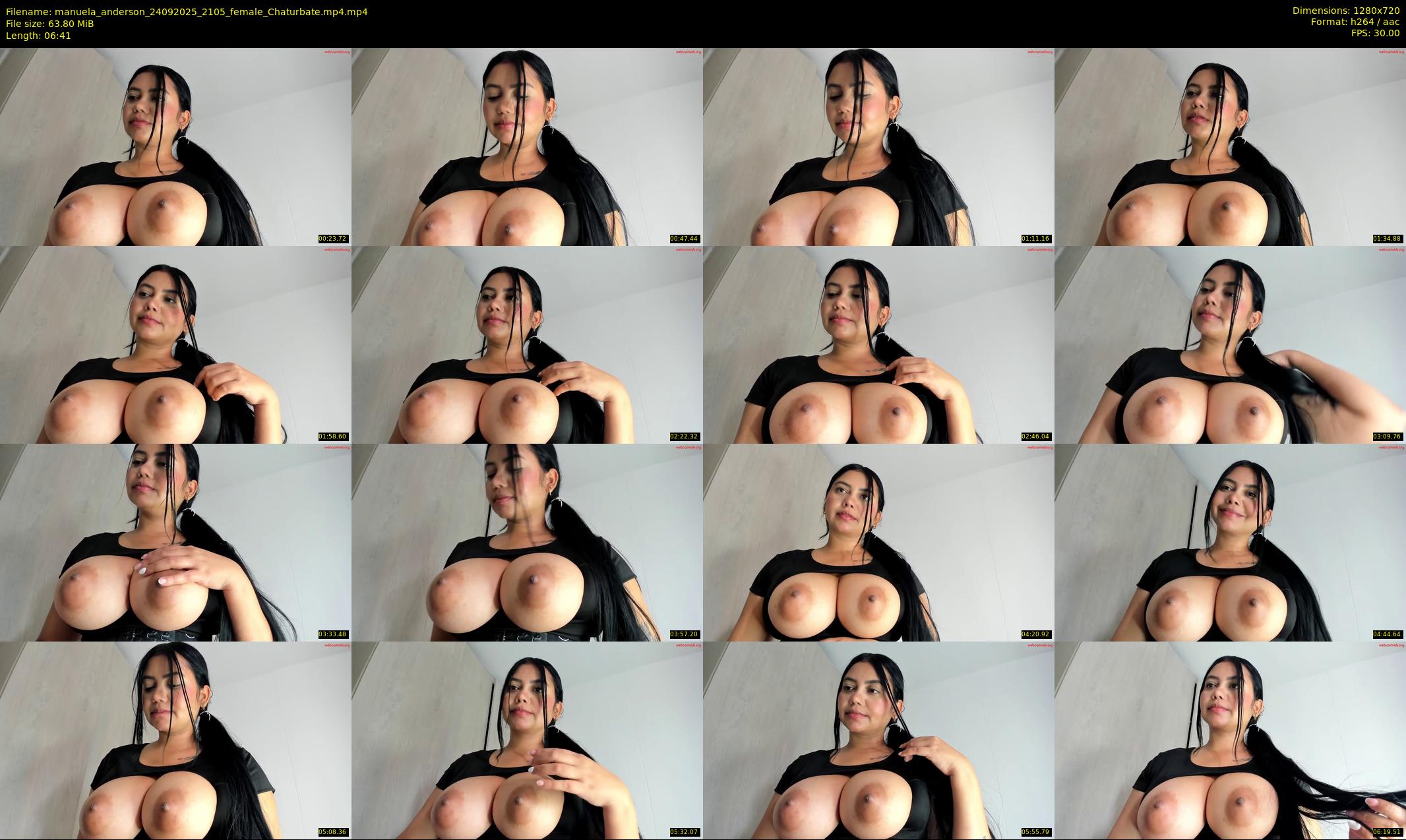 manuela_anderson — 7 minute Chaturbate female cam show recording, 720p, Sep 24, 2025