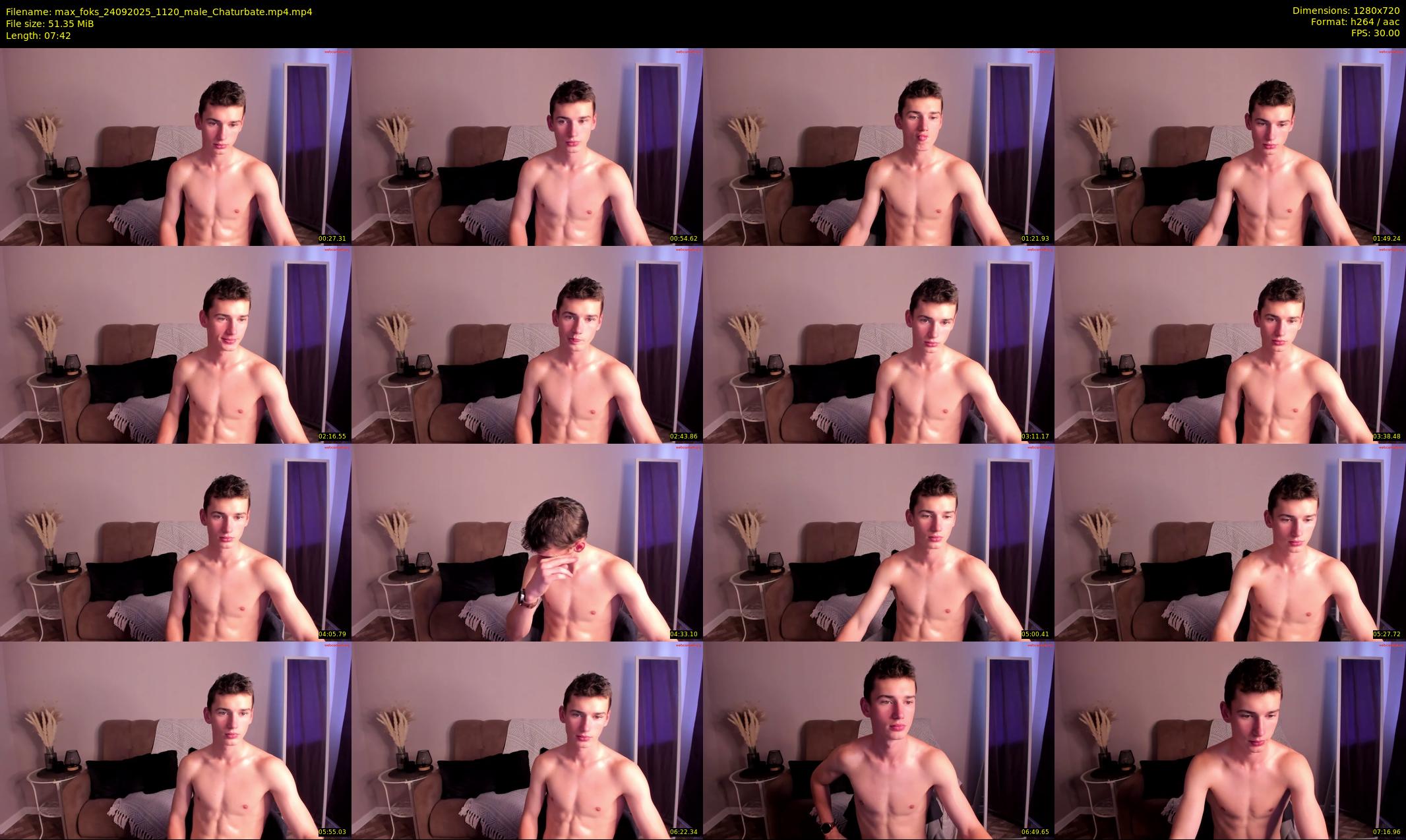 max_foks — 8 minute Chaturbate male cam show recording, 720p, Sep 24, 2025