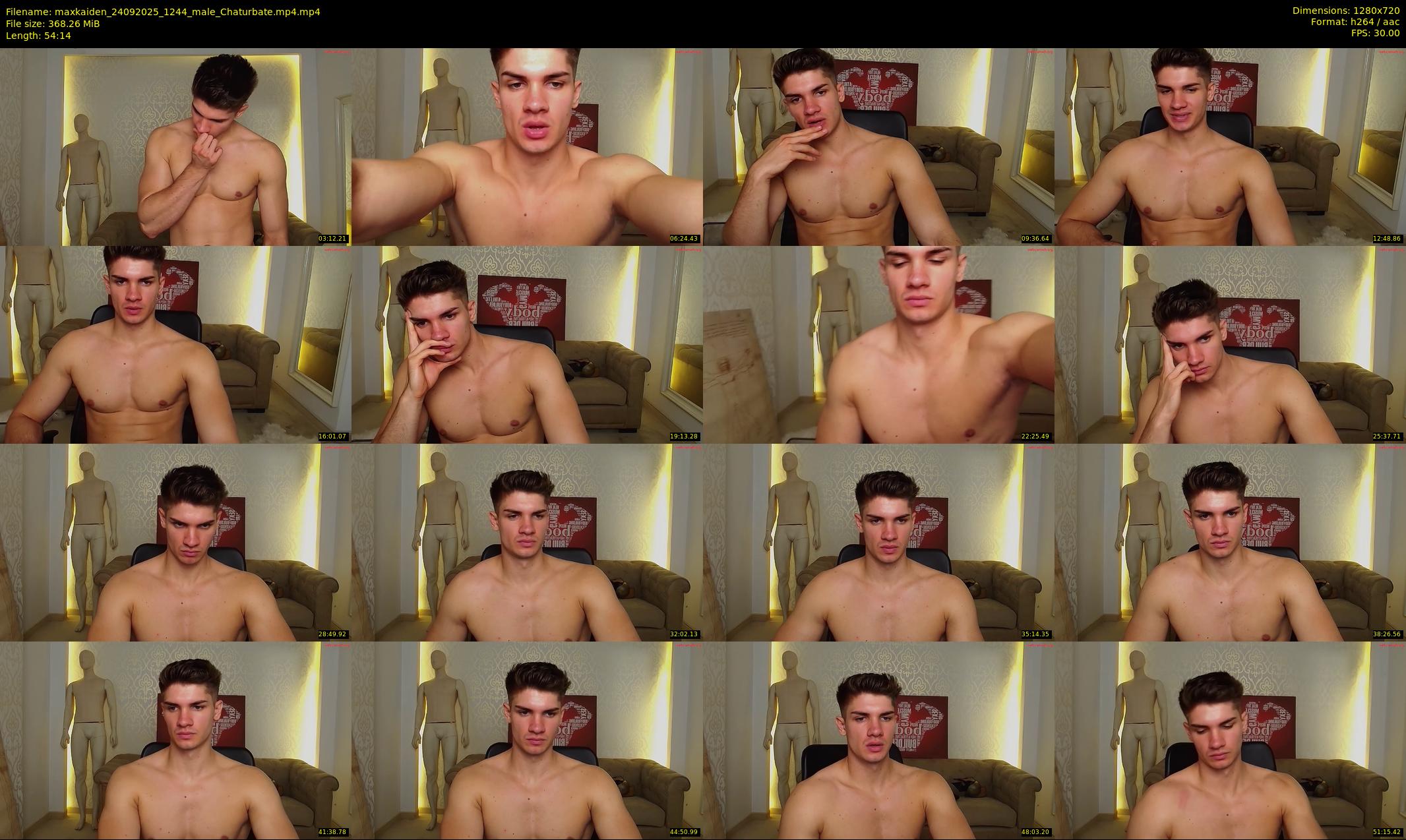 maxkaiden — 55 minute Chaturbate male cam show recording, 720p, Sep 24, 2025