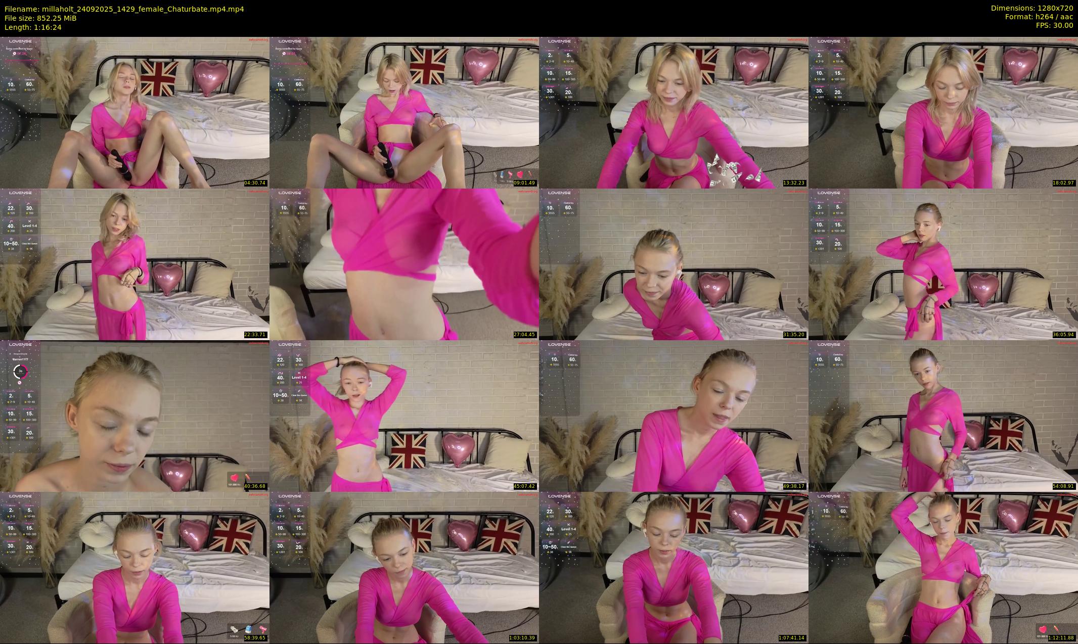 millaholt — 77 minute Chaturbate female cam show recording, 720p, Sep 24, 2025
