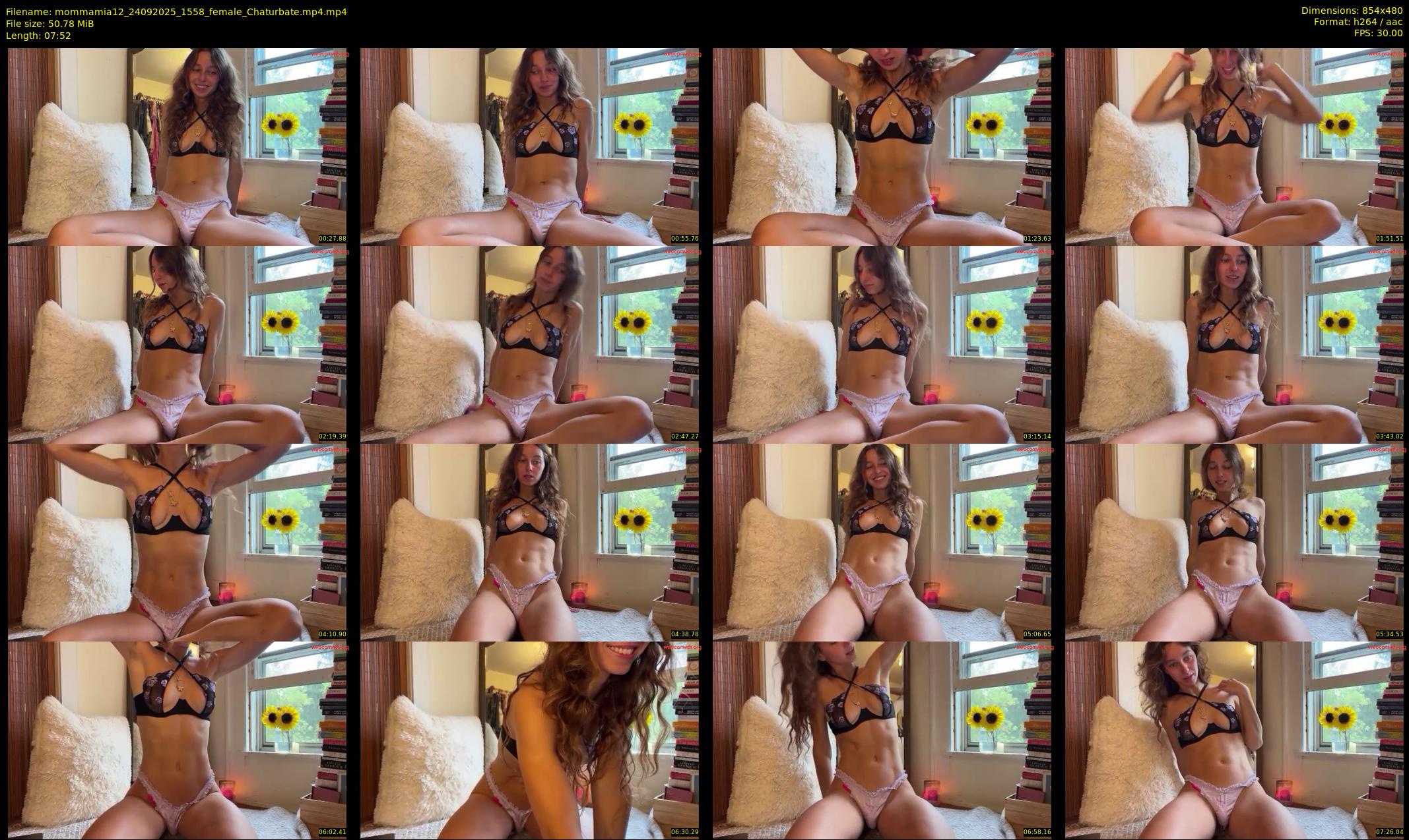 mommamia12 — 8 minute Chaturbate female cam show recording, 480p, Sep 24, 2025