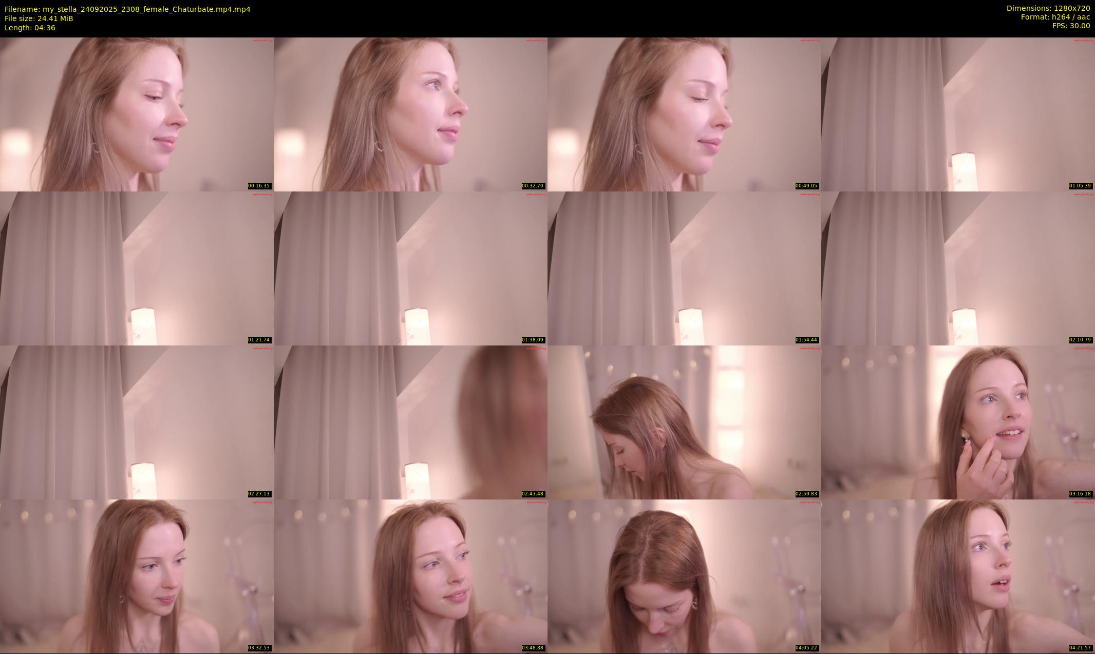 my_stella — 5 minute Chaturbate female cam show recording, 720p, Sep 24, 2025