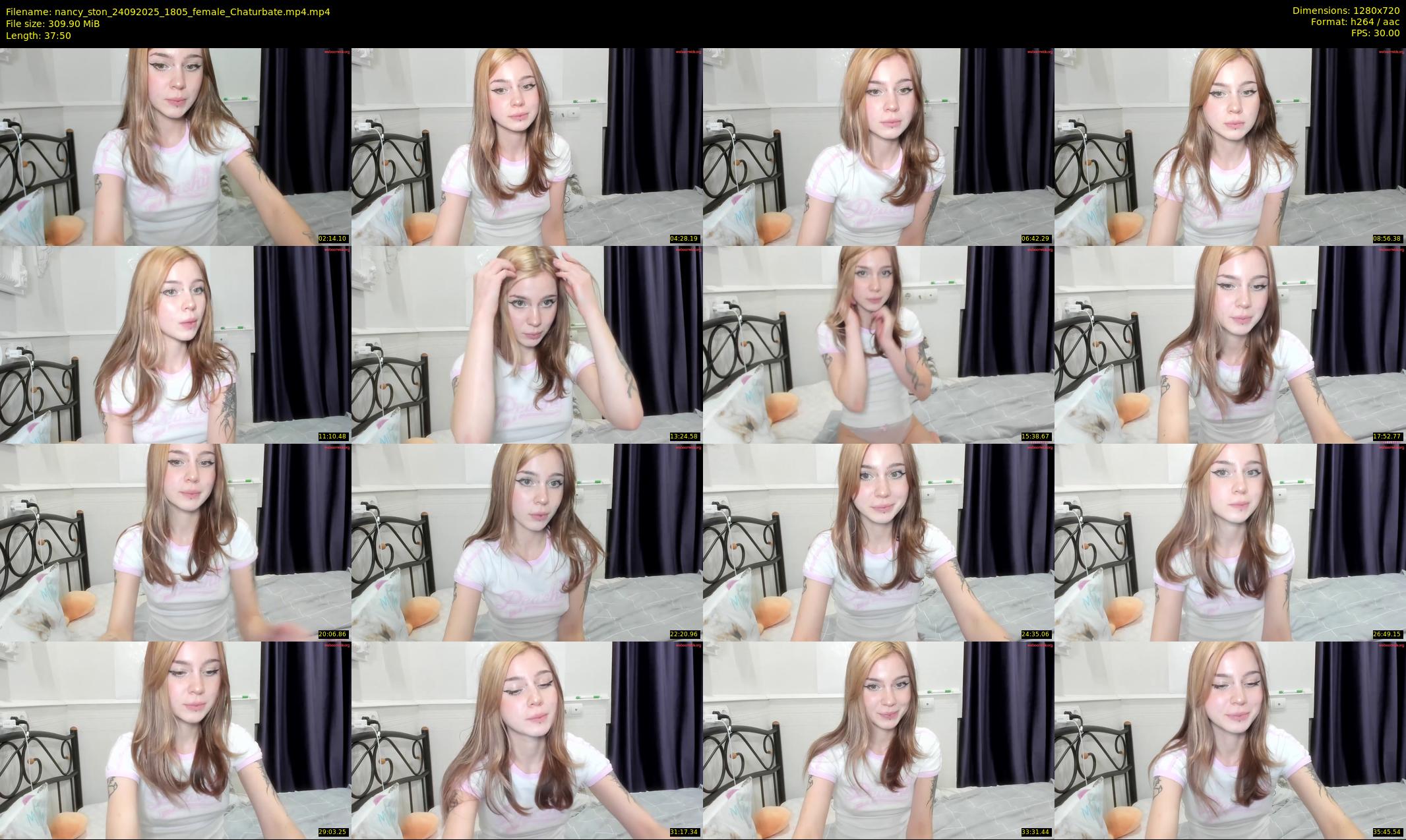 nancy_ston — 38 minute Chaturbate female cam show recording, 720p, Sep 24, 2025