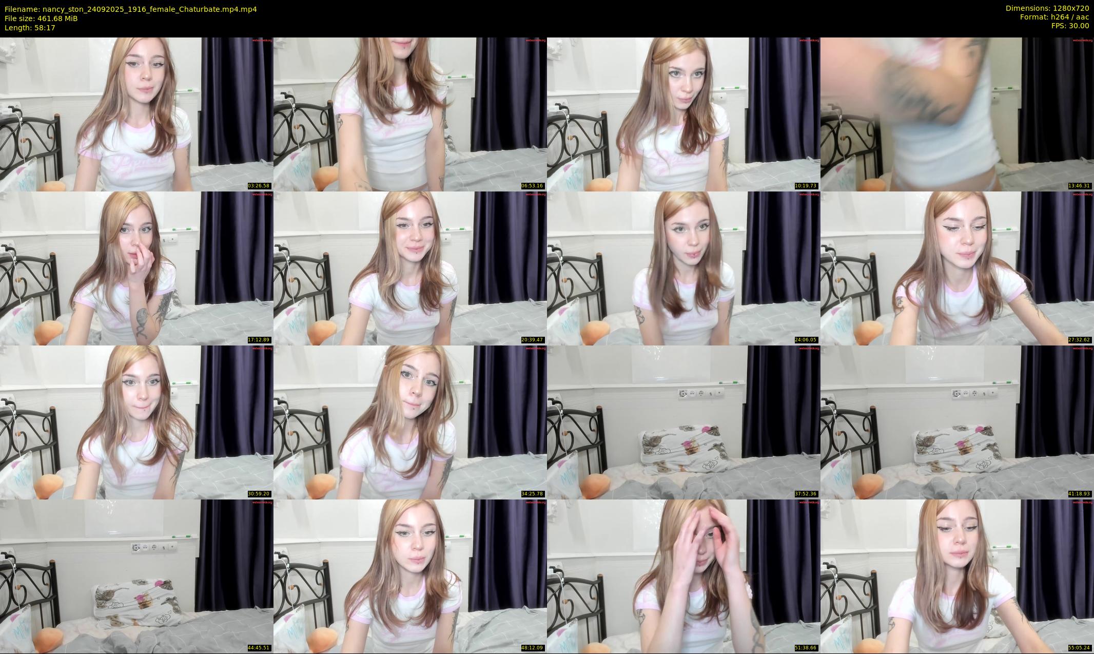 nancy_ston — 59 minute Chaturbate female cam show recording, 720p, Sep 24, 2025