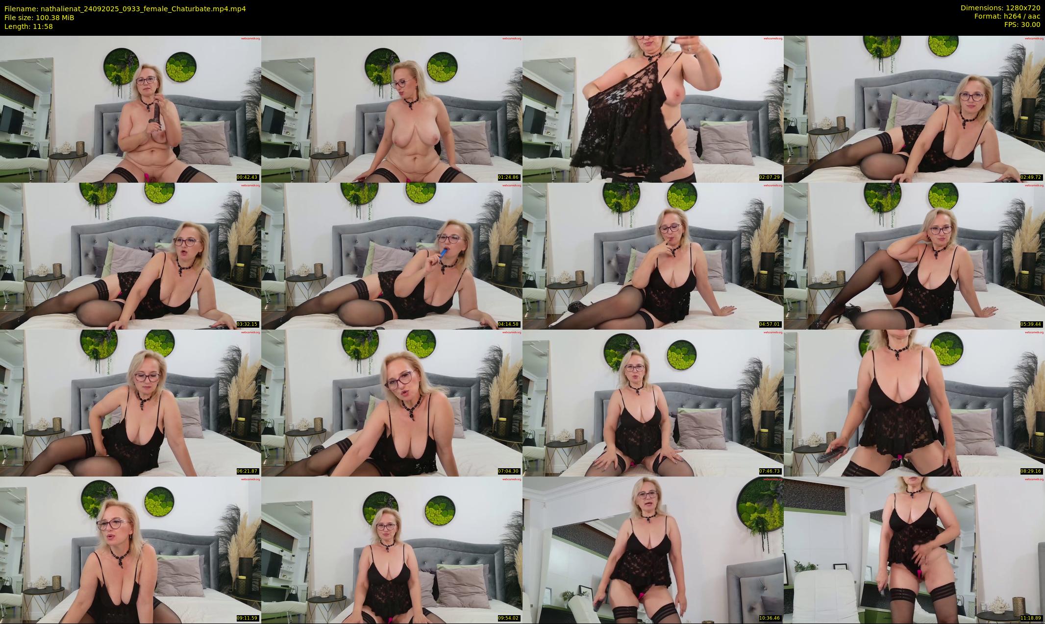 nathalienat — 12 minute Chaturbate female cam show recording, 720p, Sep 24, 2025