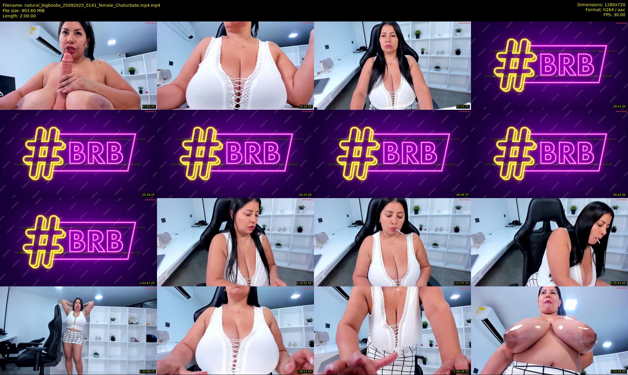 natural_bigboobs — 120 minute Chaturbate female cam show recording, 720p, Sep 25, 2025
