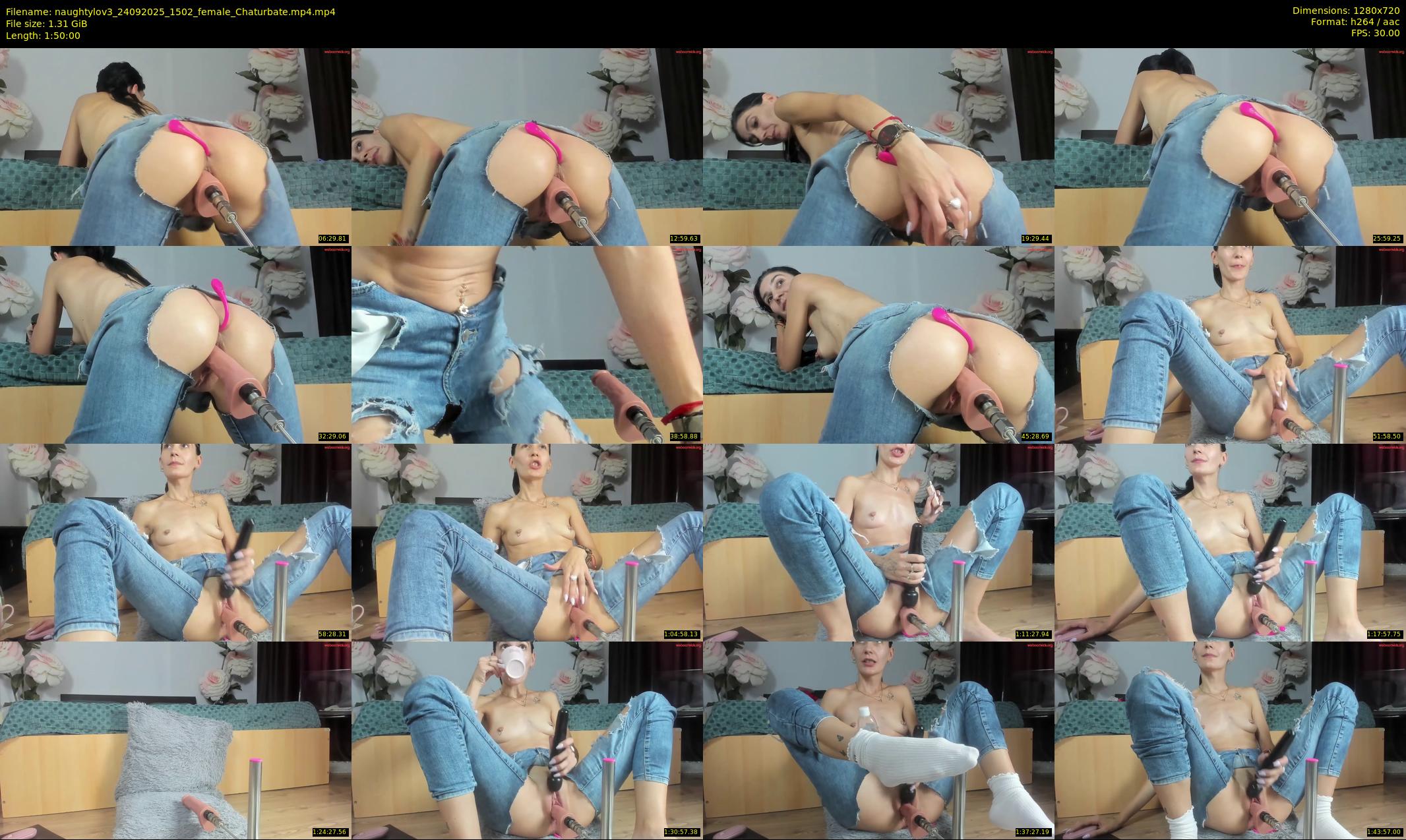 naughtylov3 — 110 minute Chaturbate couple cam show recording, 720p, Sep 24, 2025