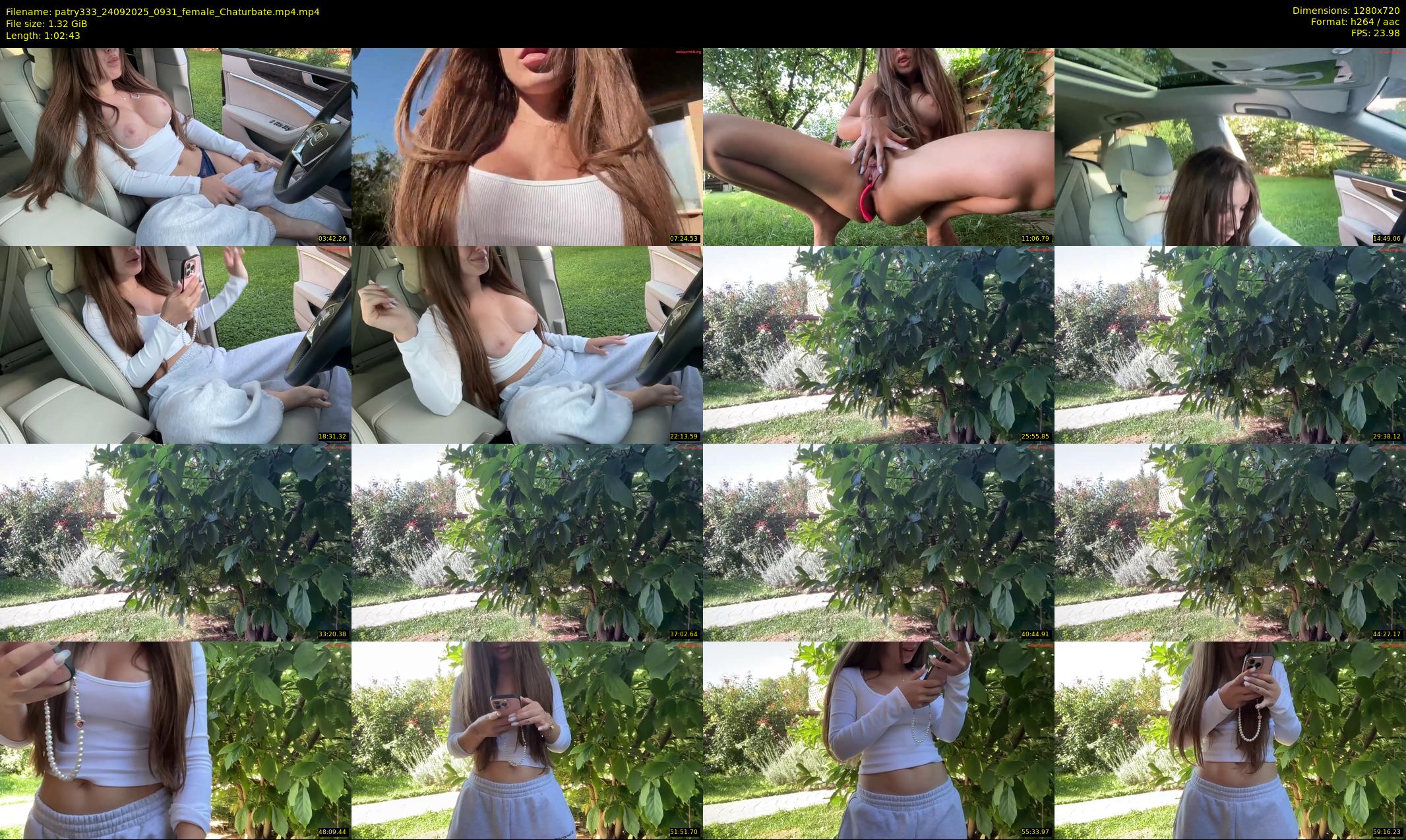 patry333 — 63 minute Chaturbate female cam show recording, 720p, Sep 24, 2025