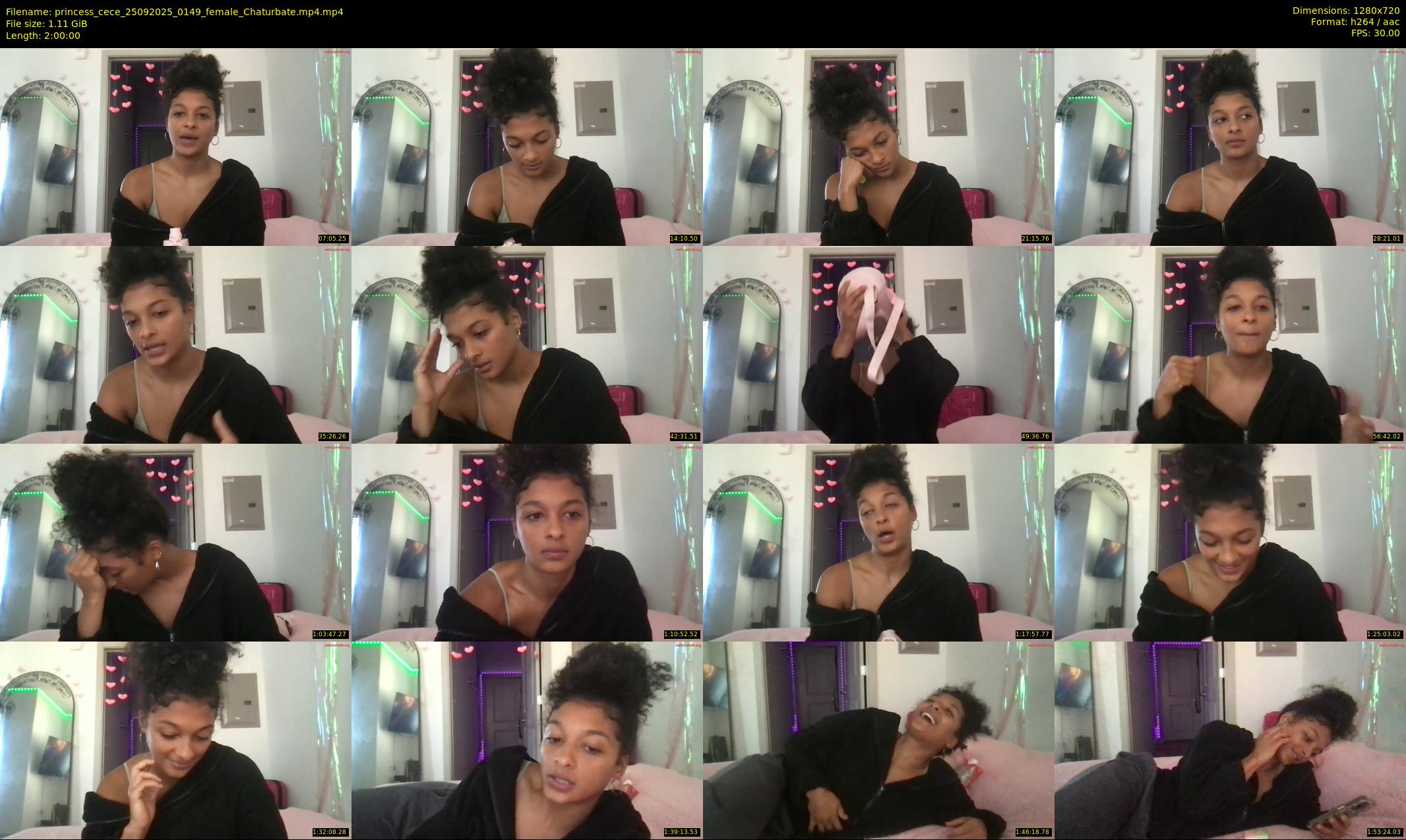 princess_cece — 120 minute Chaturbate female cam show recording, 720p, Sep 25, 2025