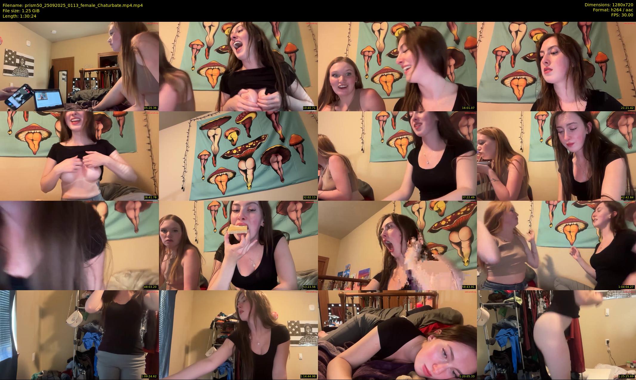 prism50 — 91 minute Chaturbate female cam show recording, 720p, Sep 25, 2025
