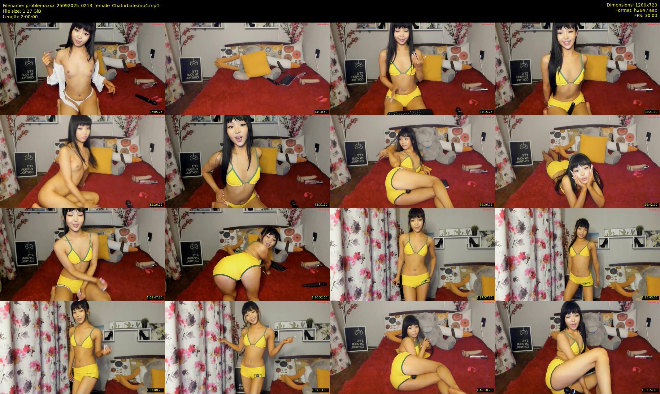 problemaxxx — 120 minute Chaturbate female cam show recording, 720p, Sep 25, 2025