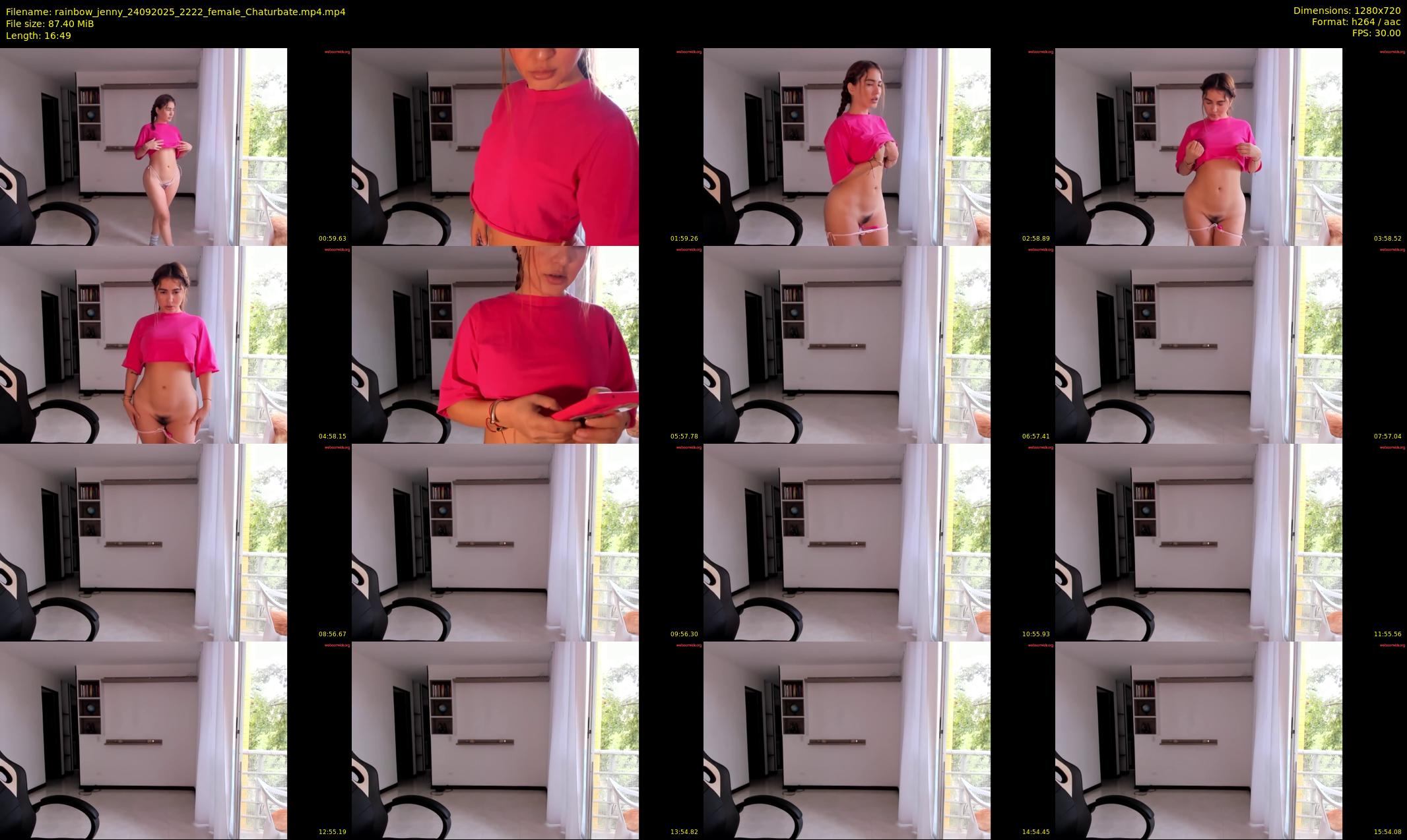 rainbow_jenny — 17 minute Chaturbate female cam show recording, 720p, Sep 24, 2025