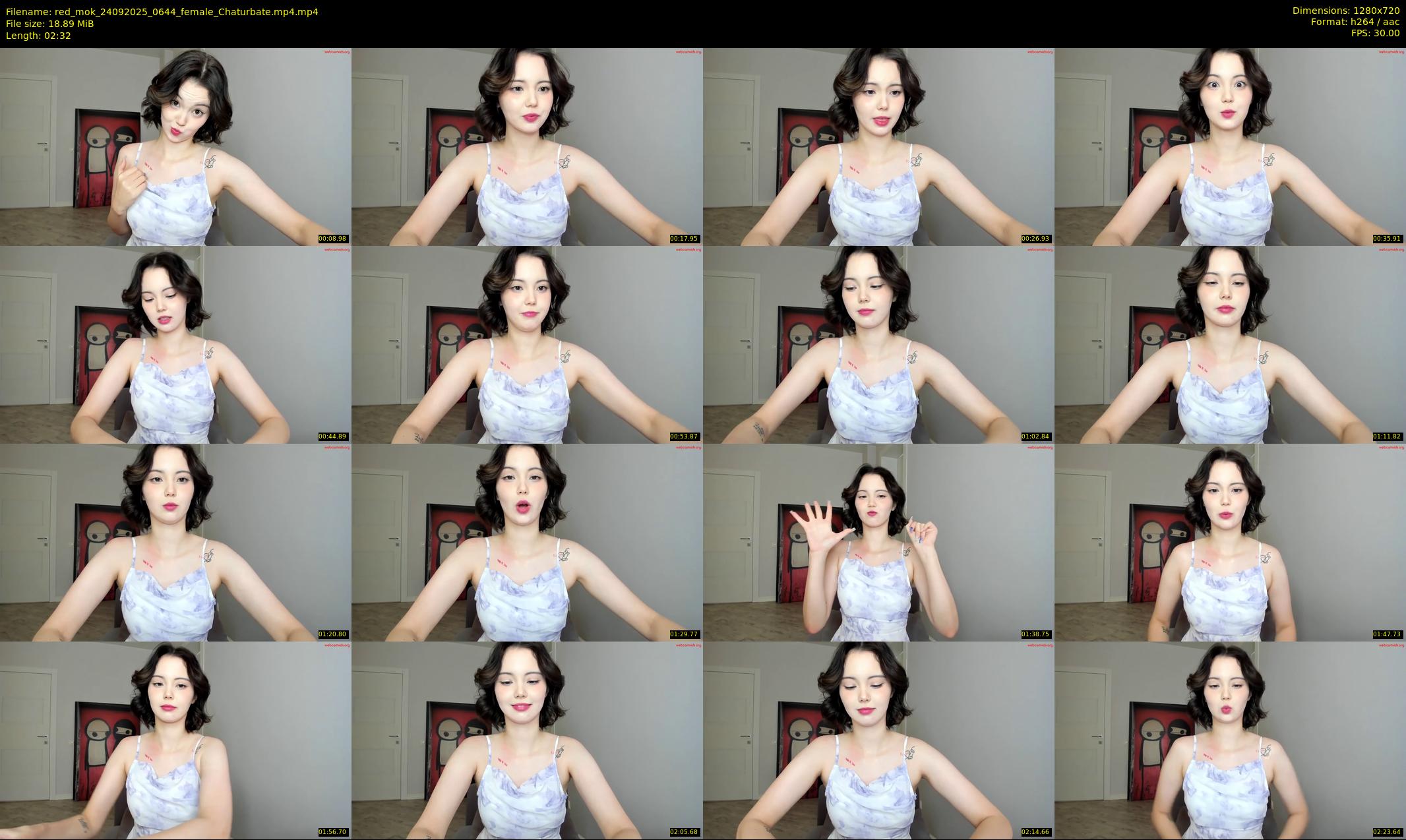 red_mok — 3 minute Chaturbate female cam show recording, 720p, Sep 24, 2025
