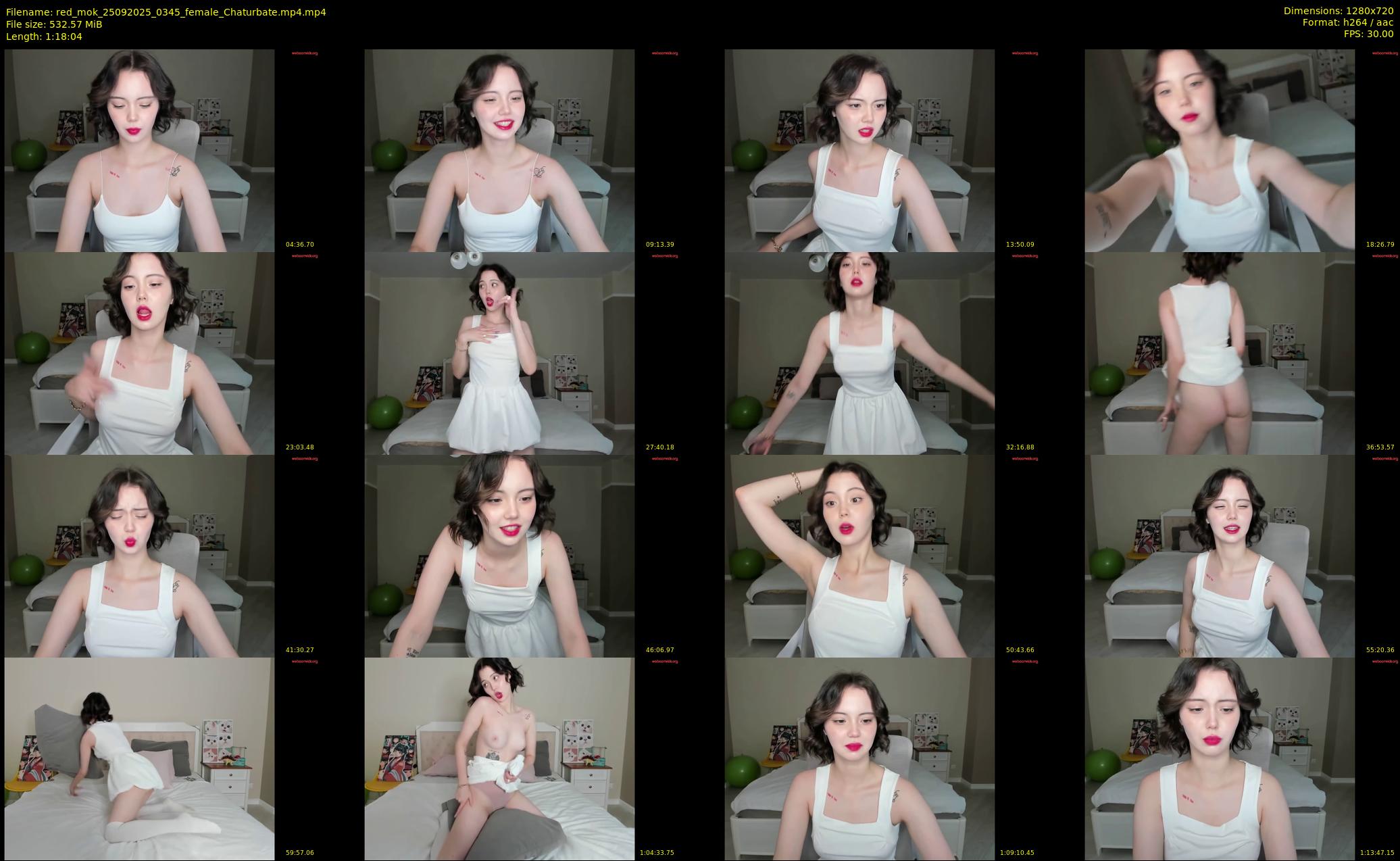 red_mok — 79 minute Chaturbate female cam show recording, 720p, Sep 25, 2025