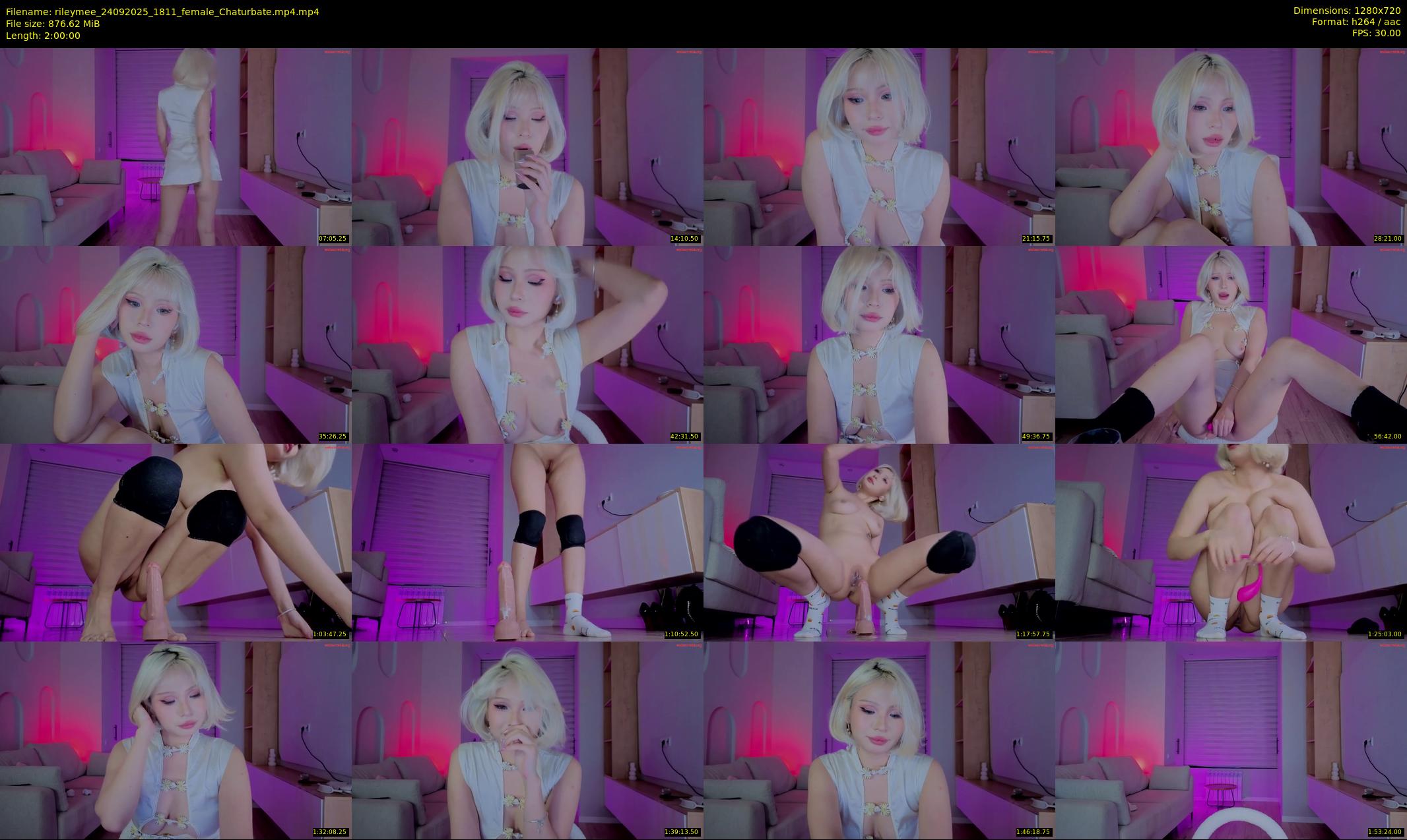 rileymee — 120 minute Chaturbate female cam show recording, 720p, Sep 24, 2025