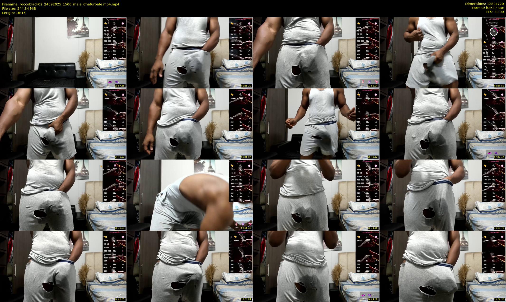 roccoblack02 — 17 minute Chaturbate male cam show recording, 720p, Sep 24, 2025