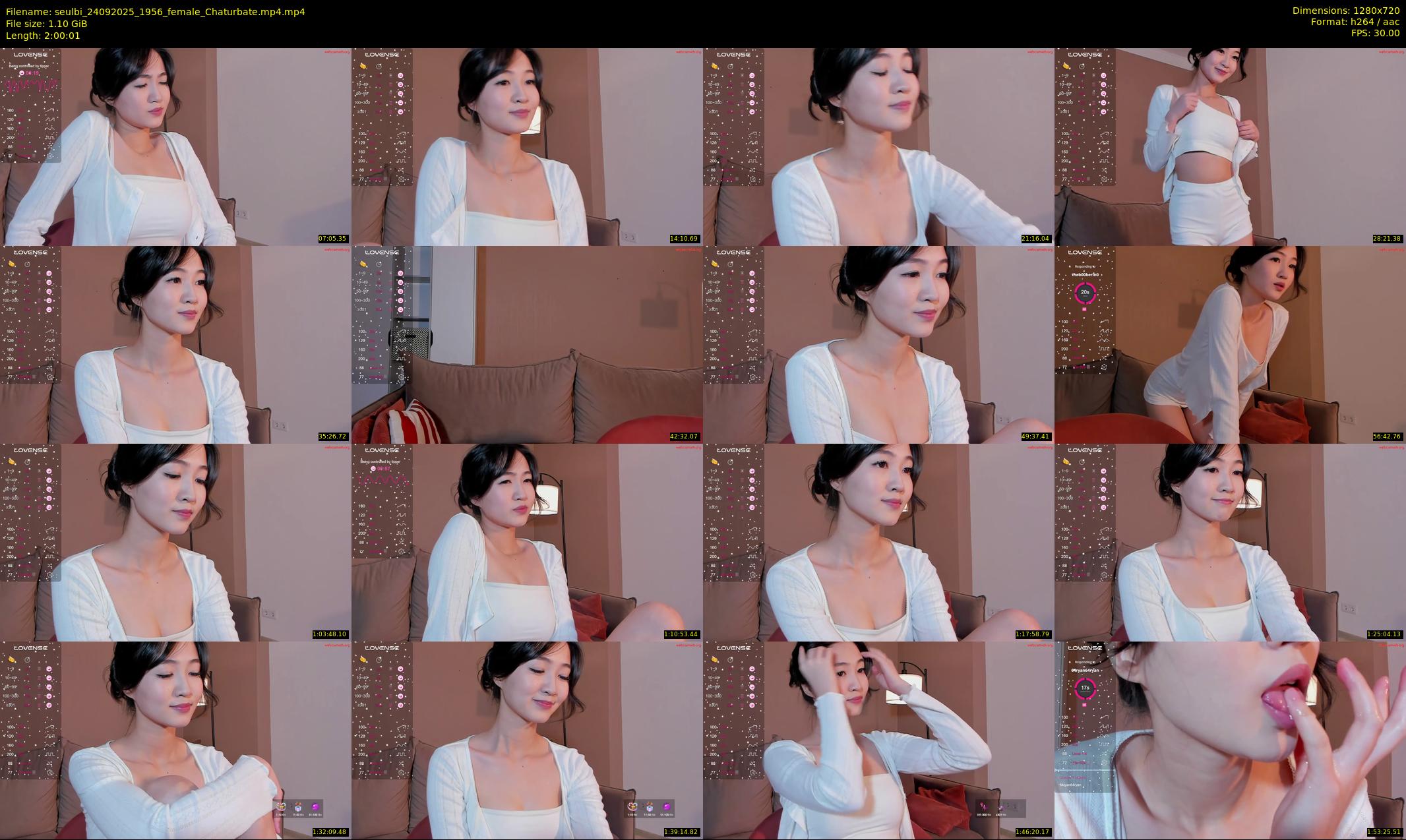 seulbi — 121 minute Chaturbate female cam show recording, 720p, Sep 24, 2025