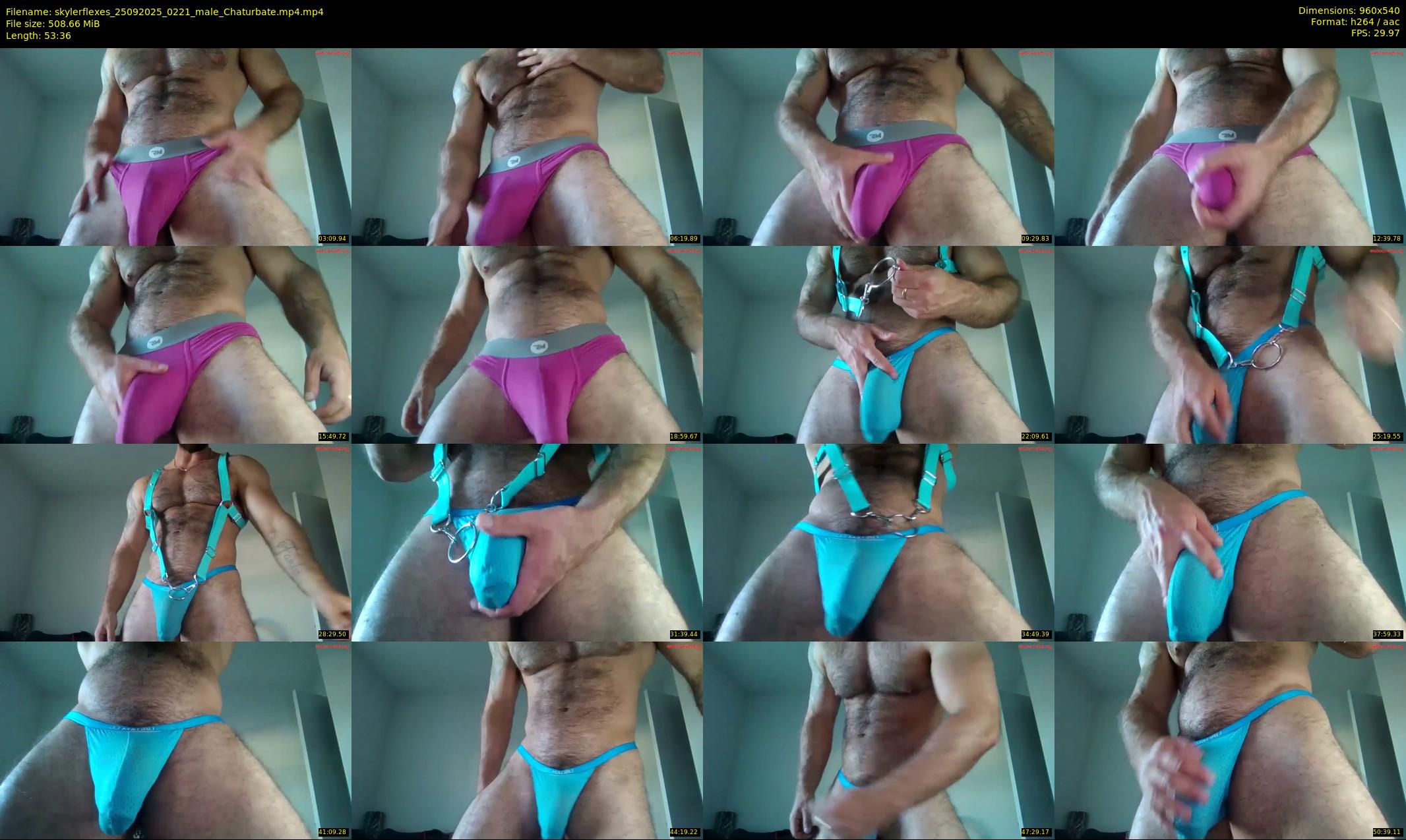 skylerflexes — 54 minute Chaturbate male cam show recording, 480p, Sep 25, 2025