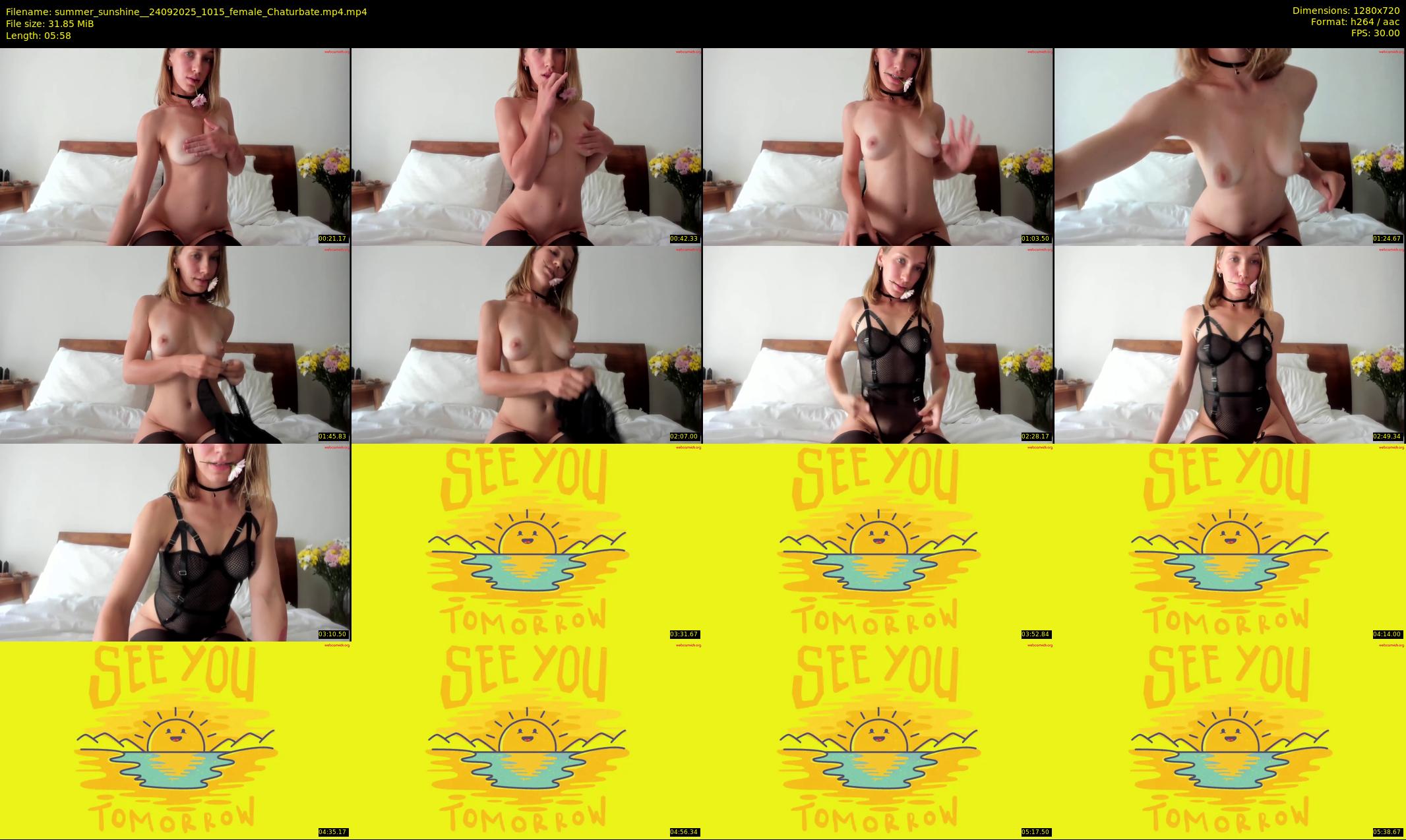 summer_sunshine_ — 6 minute Chaturbate female cam show recording, 720p, Sep 24, 2025