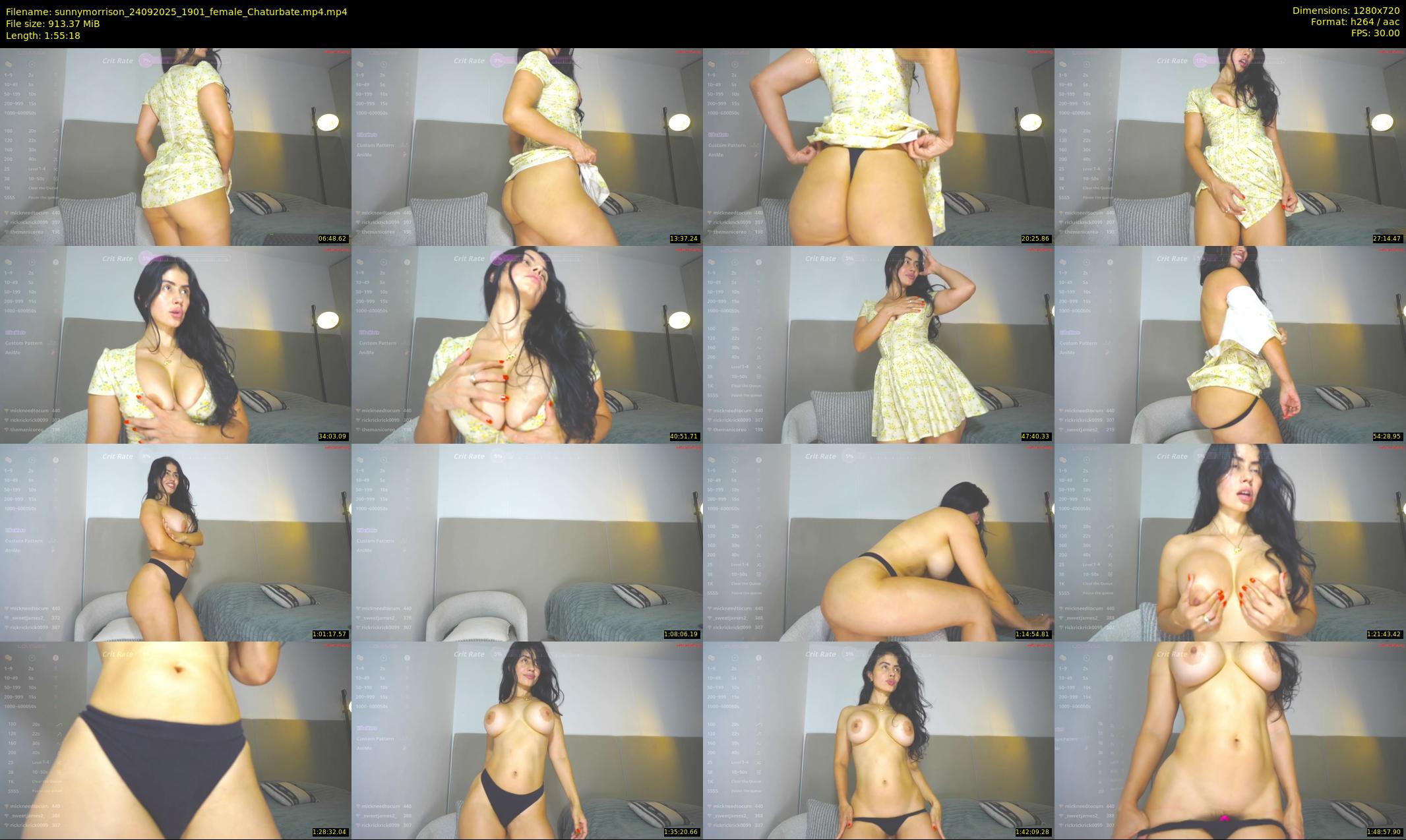 sunnymorrison — 116 minute Chaturbate female cam show recording, 720p, Sep 24, 2025