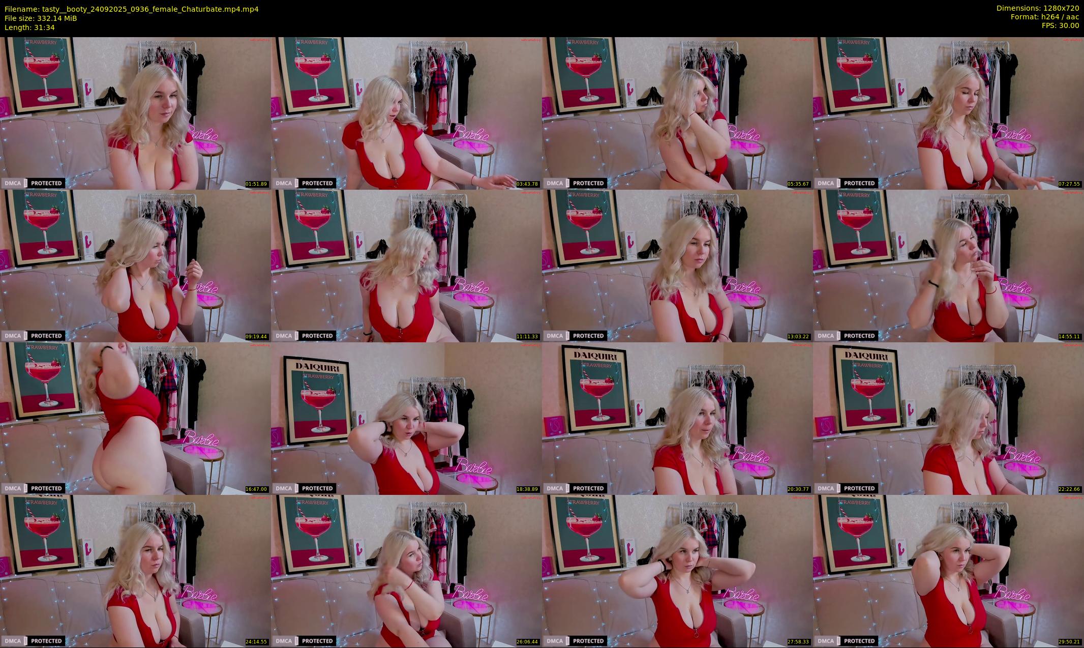 tasty__booty — 32 minute Chaturbate female cam show recording, 720p, Sep 24, 2025
