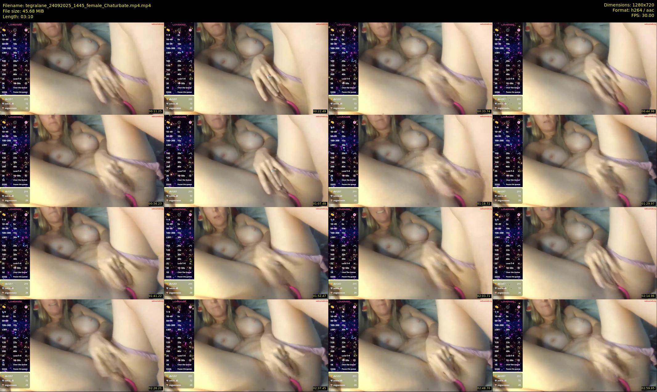 tegralane — 4 minute Chaturbate female cam show recording, 720p, Sep 24, 2025