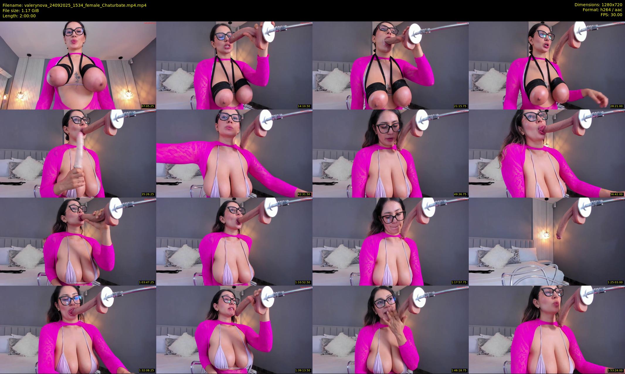 valerynova — 120 minute Chaturbate female cam show recording, 720p, Sep 24, 2025