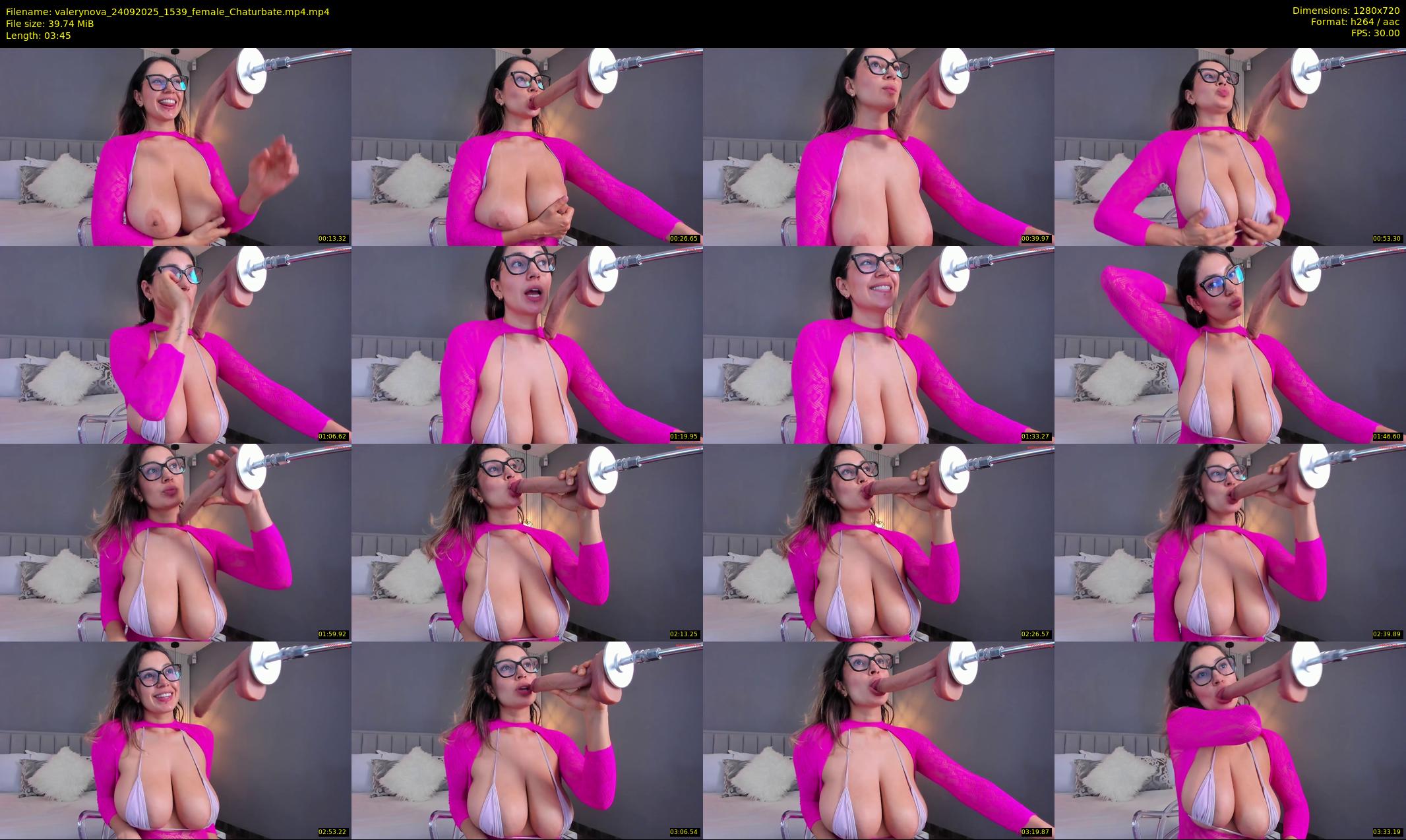 valerynova — 4 minute Chaturbate female cam show recording, 720p, Sep 24, 2025