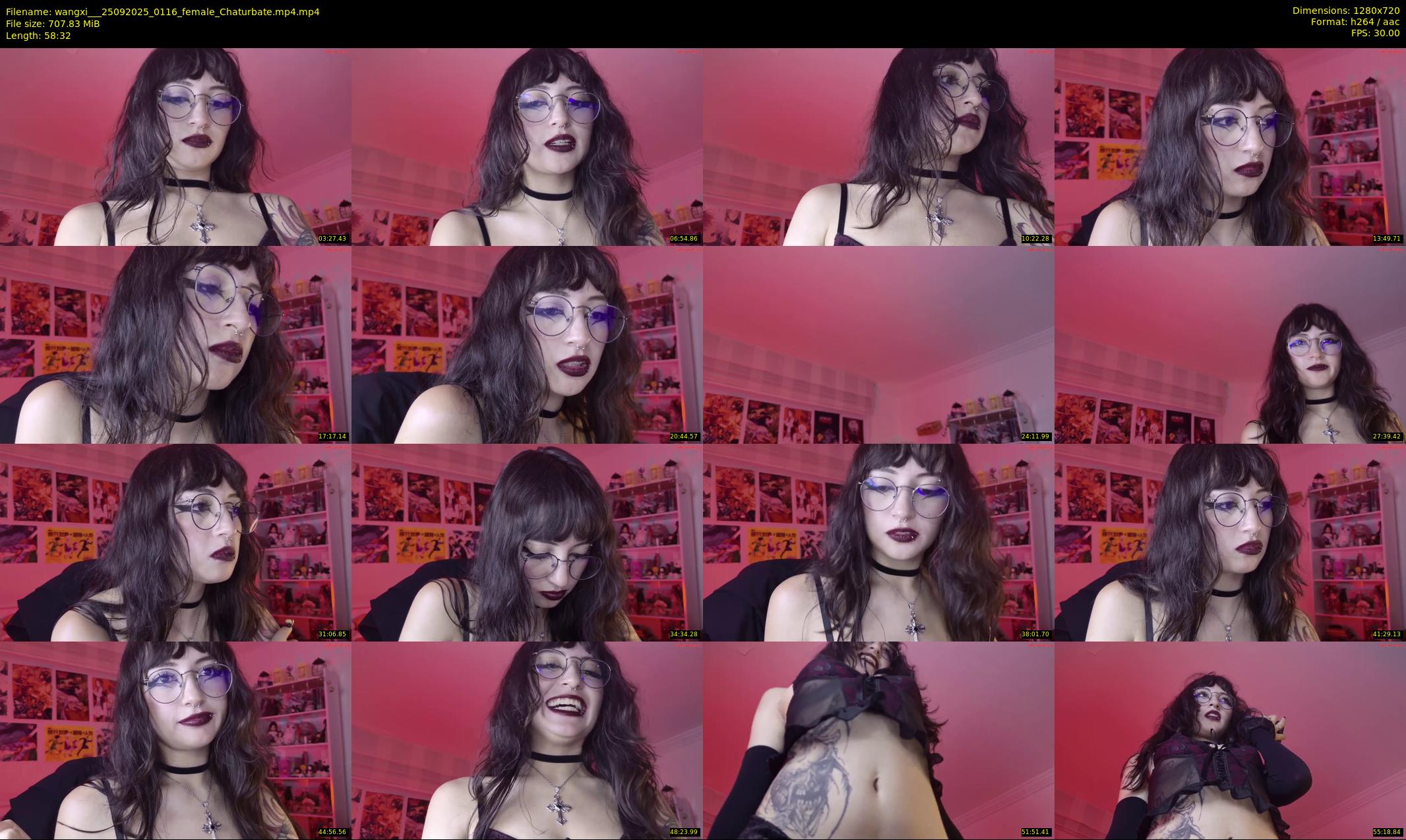 wangxi__ — 59 minute Chaturbate female cam show recording, 720p, Sep 25, 2025