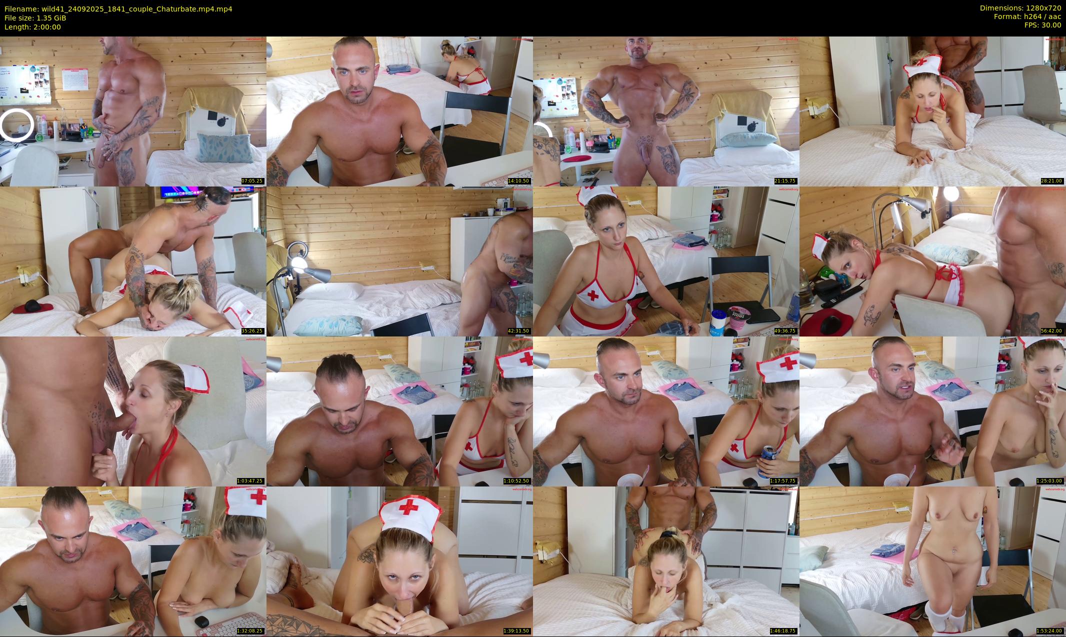 wild41 — 120 minute Chaturbate couple cam show recording, 720p, Sep 24, 2025