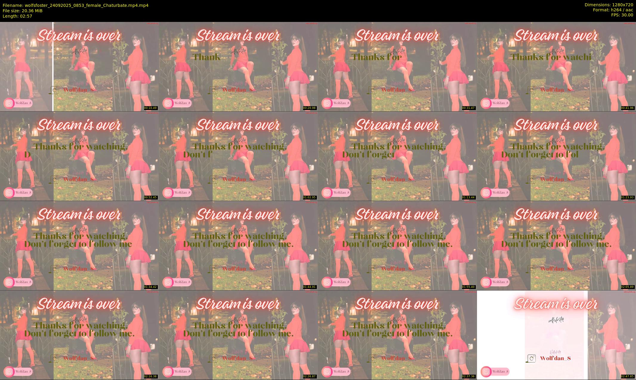 wolfsfoster — 3 minute Chaturbate couple cam show recording, 720p, Sep 24, 2025