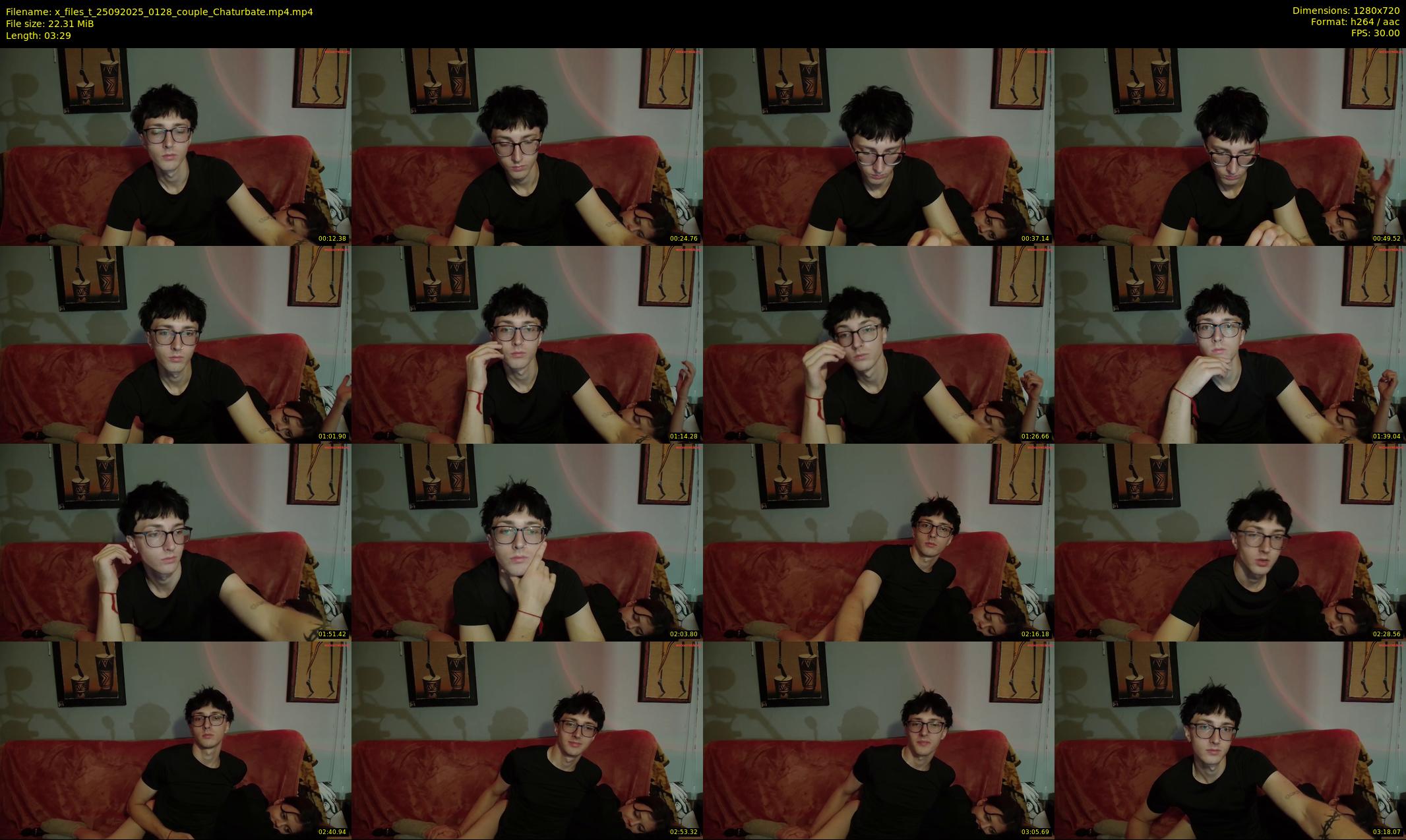 x_files_t — 4 minute Chaturbate couple cam show recording, 720p, Sep 25, 2025