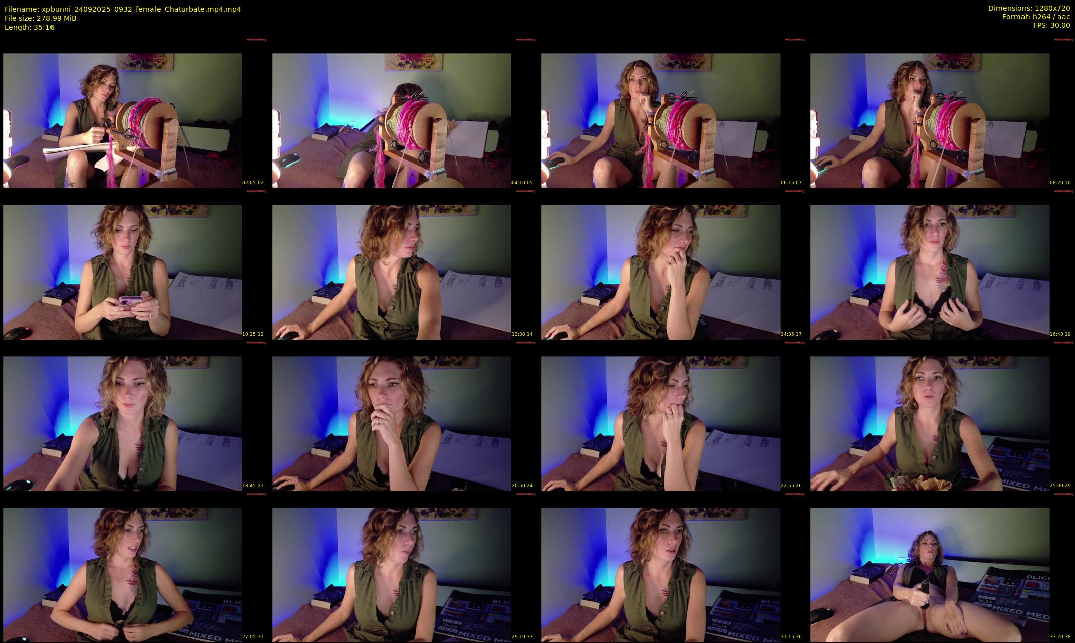xpbunni — 36 minute Chaturbate female cam show recording, 720p, Sep 24, 2025