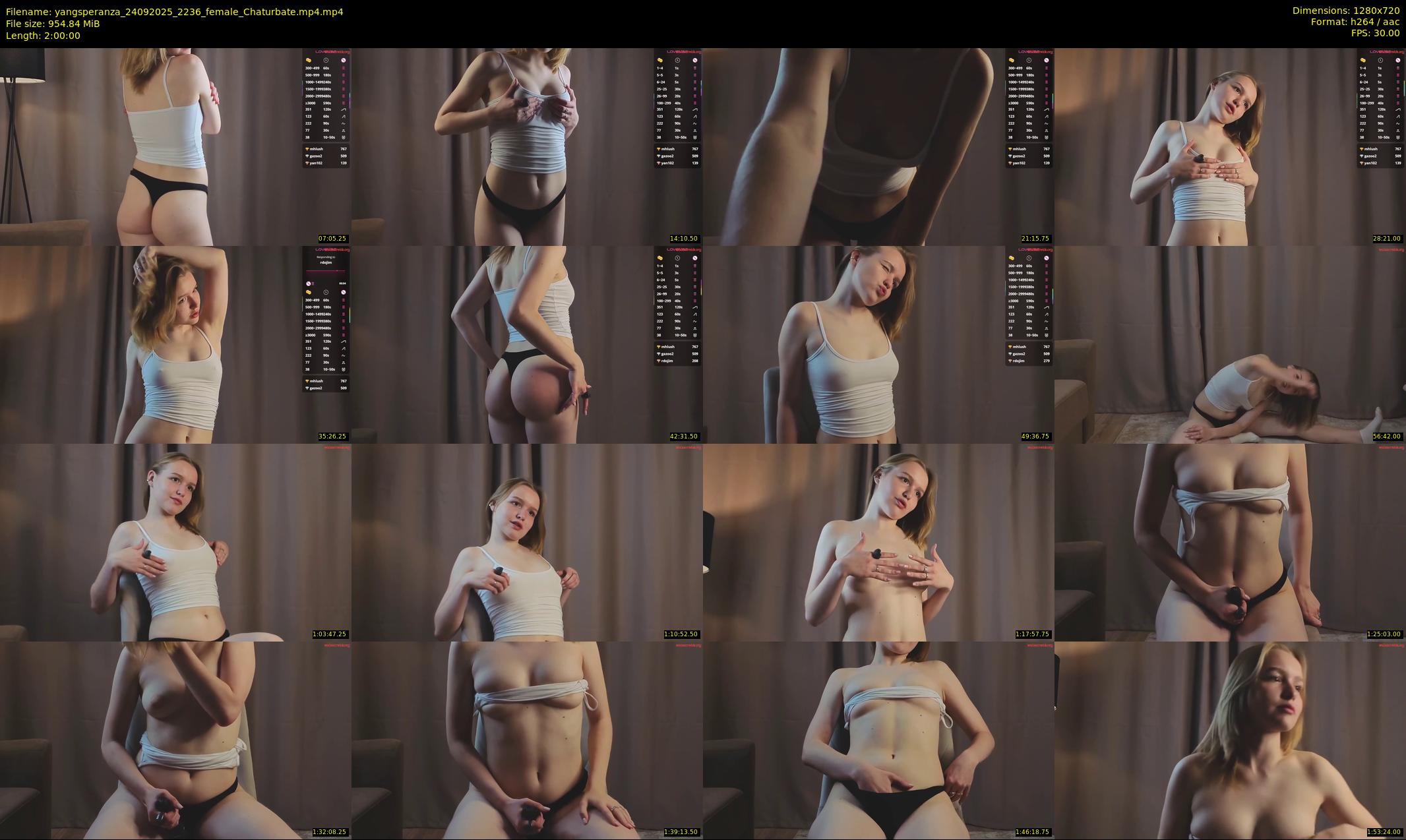 yangsperanza — 120 minute Chaturbate female cam show recording, 720p, Sep 24, 2025