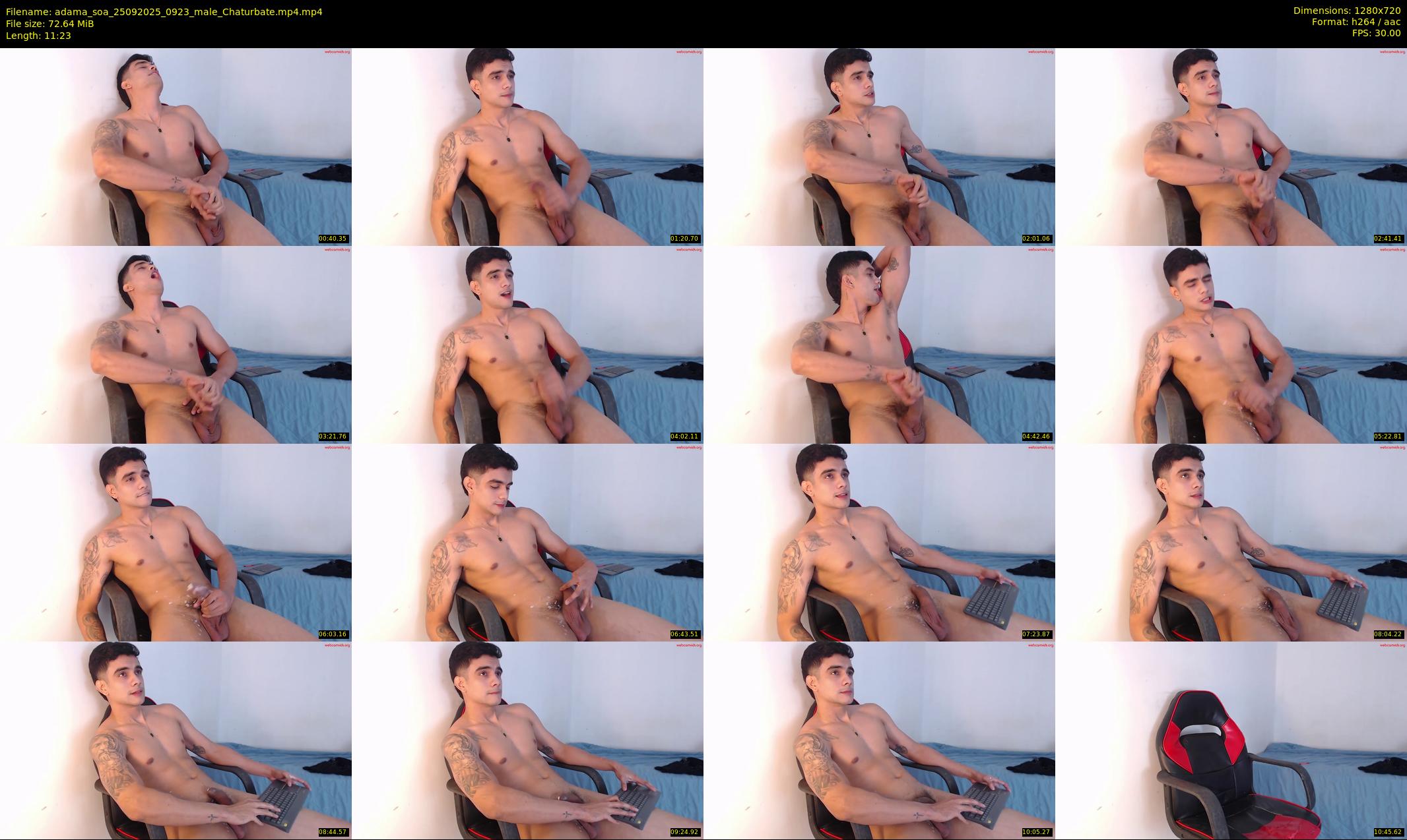 adama_soa — 12 minute Chaturbate male cam show recording, 720p, Sep 25, 2025