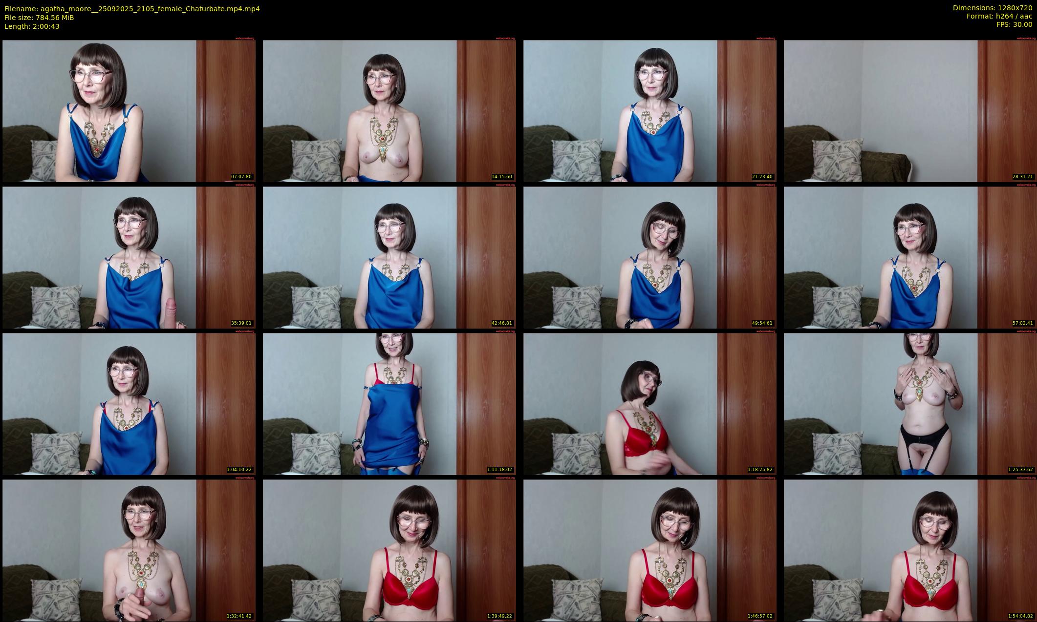 agatha_moore_ — 121 minute Chaturbate female cam show recording, 720p, Sep 25, 2025