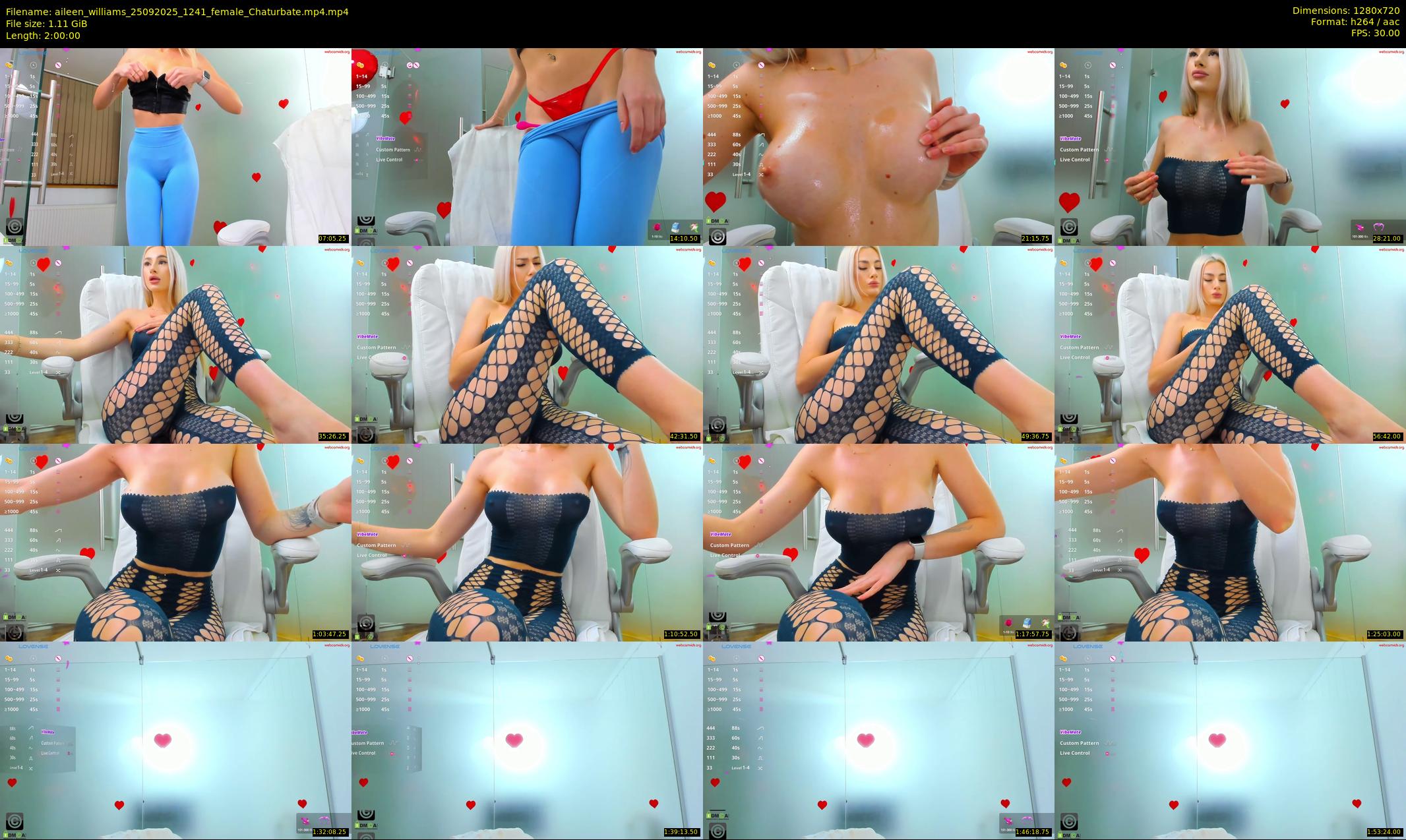 aileen_williams — 120 minute Chaturbate female cam show recording, 720p, Sep 25, 2025