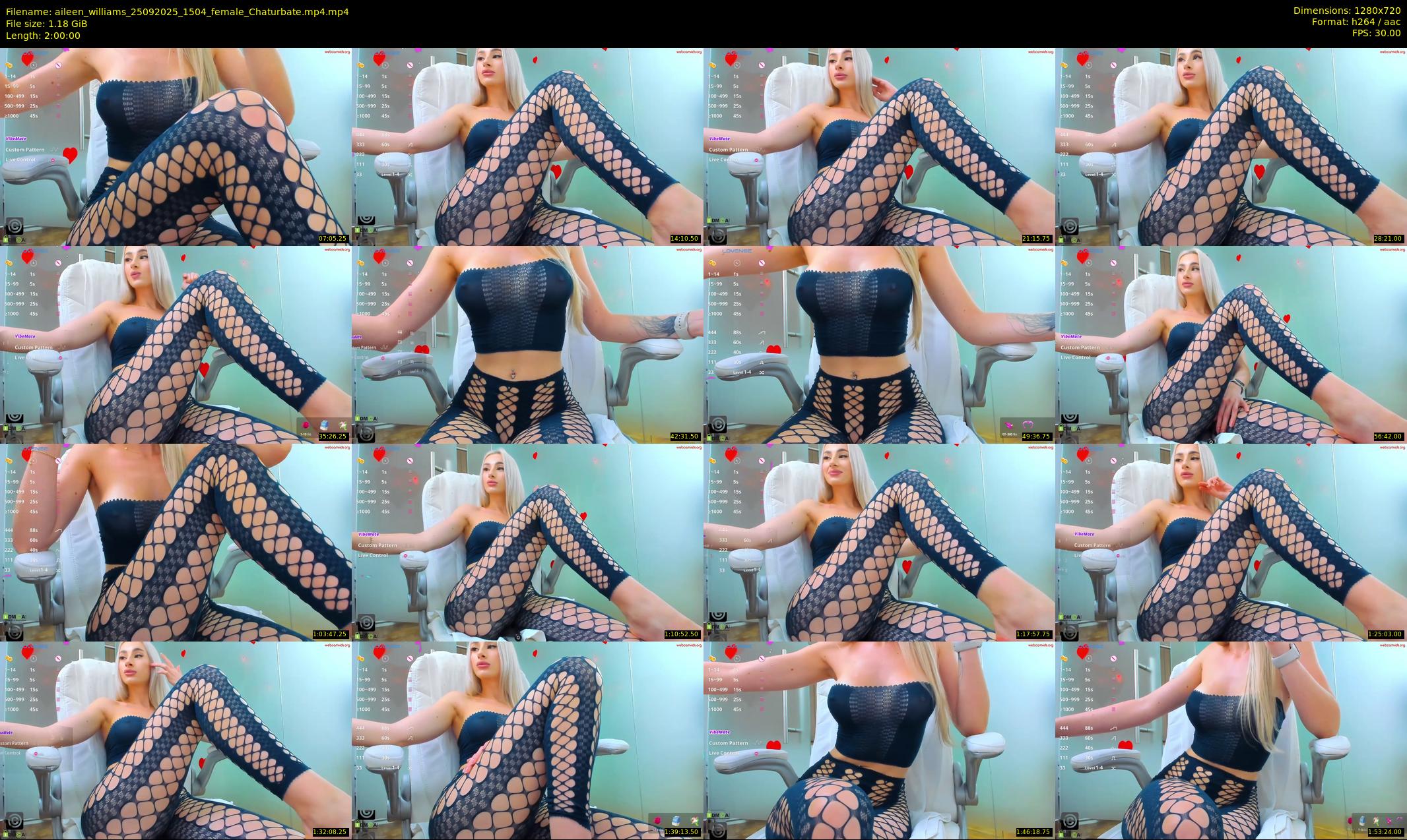 aileen_williams — 120 minute Chaturbate female cam show recording, 720p, Sep 25, 2025