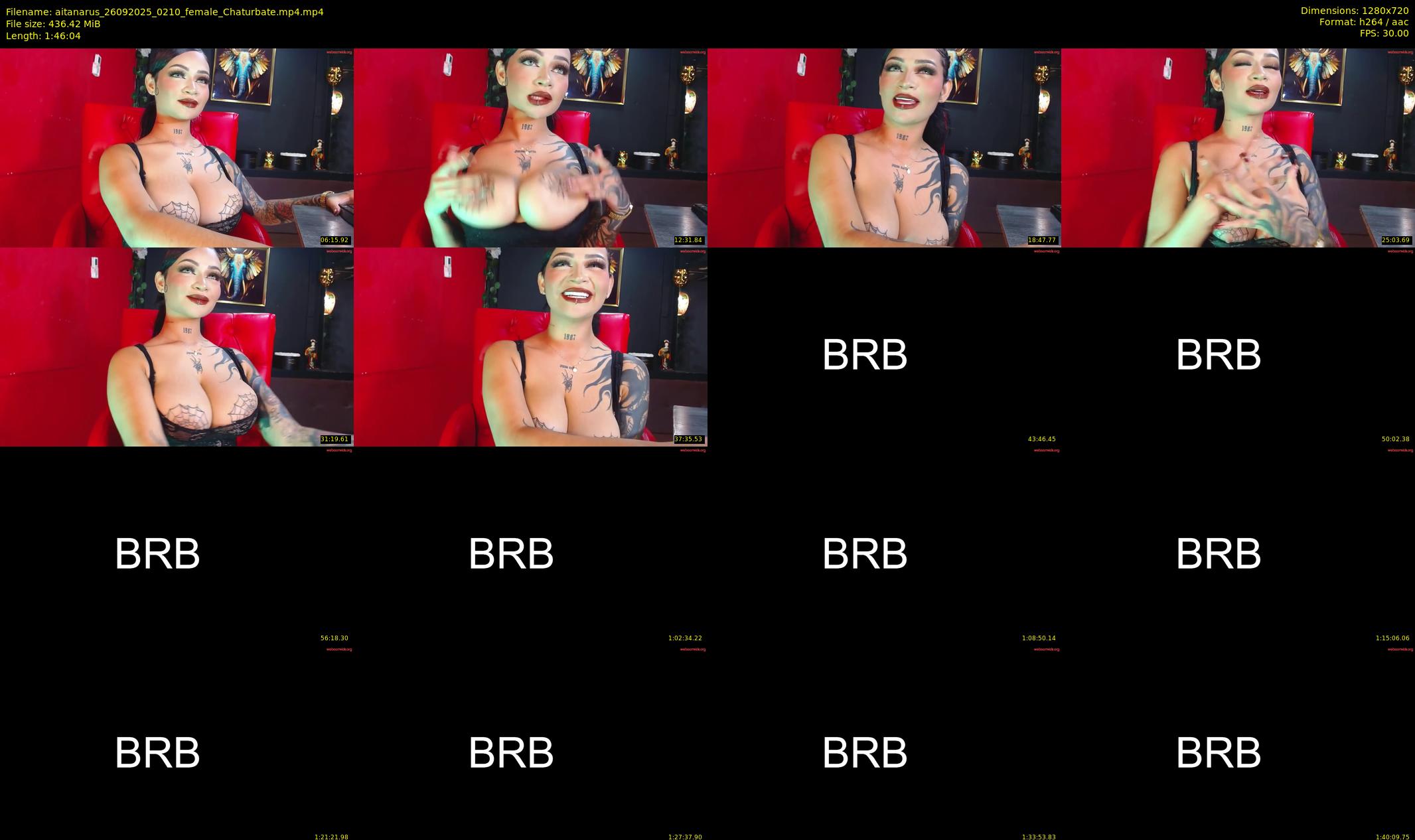 aitanarus — 107 minute Chaturbate female cam show recording, 720p, Sep 26, 2025