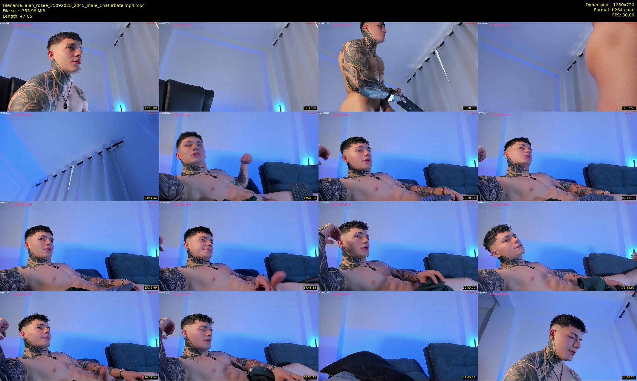 alan_rosee — 48 minute Chaturbate male cam show recording, 720p, Sep 25, 2025