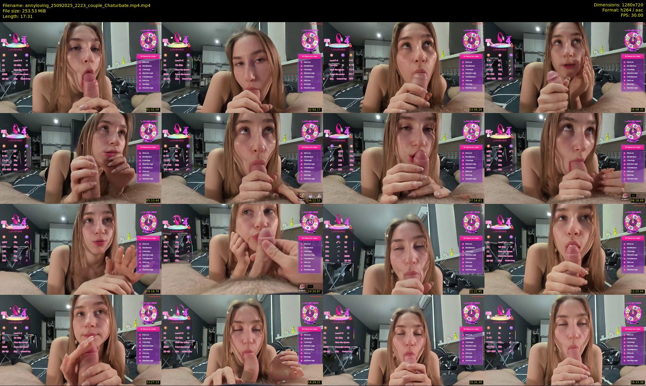 annyloving — 18 minute Chaturbate couple cam show recording, 720p, Sep 25, 2025