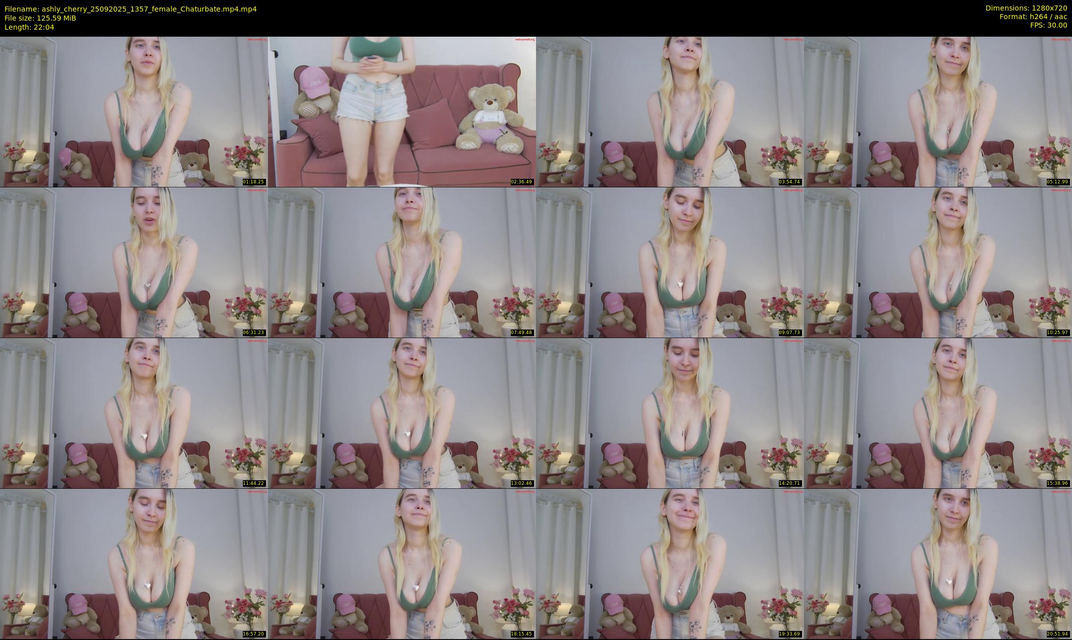 ashly_cherry — 23 minute Chaturbate female cam show recording, 720p, Sep 25, 2025